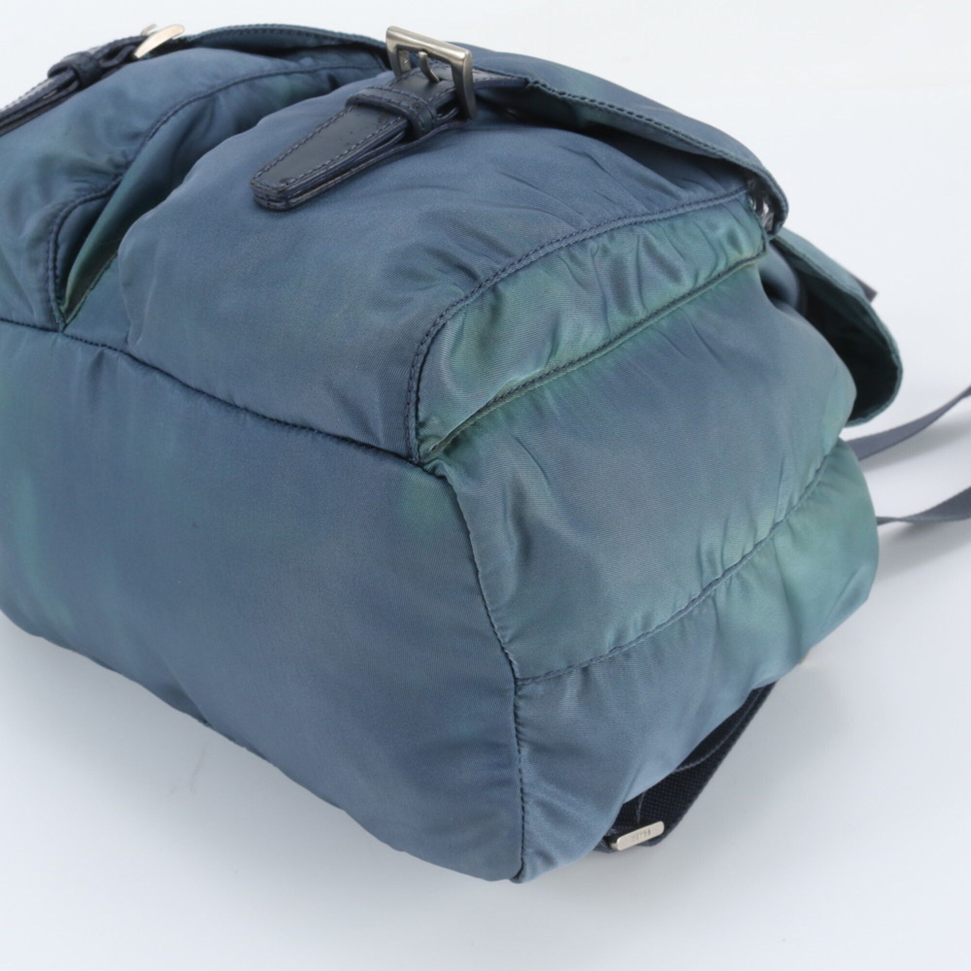 Leather Nylon Backpack Shoulder Bag (Pre-Owned) - Prada - Modalova