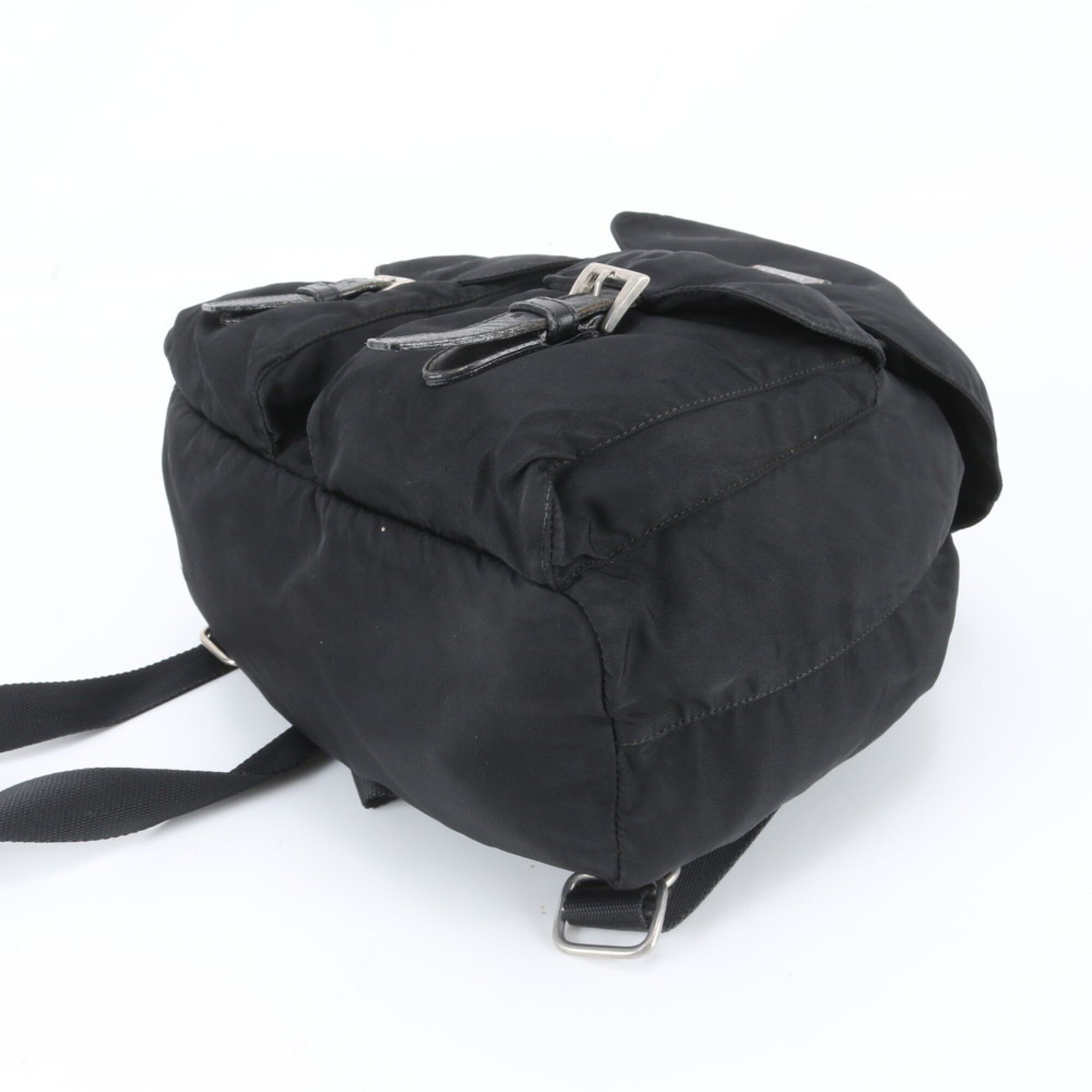 Leather Nylon Backpack (Pre-Owned) - Prada - Modalova