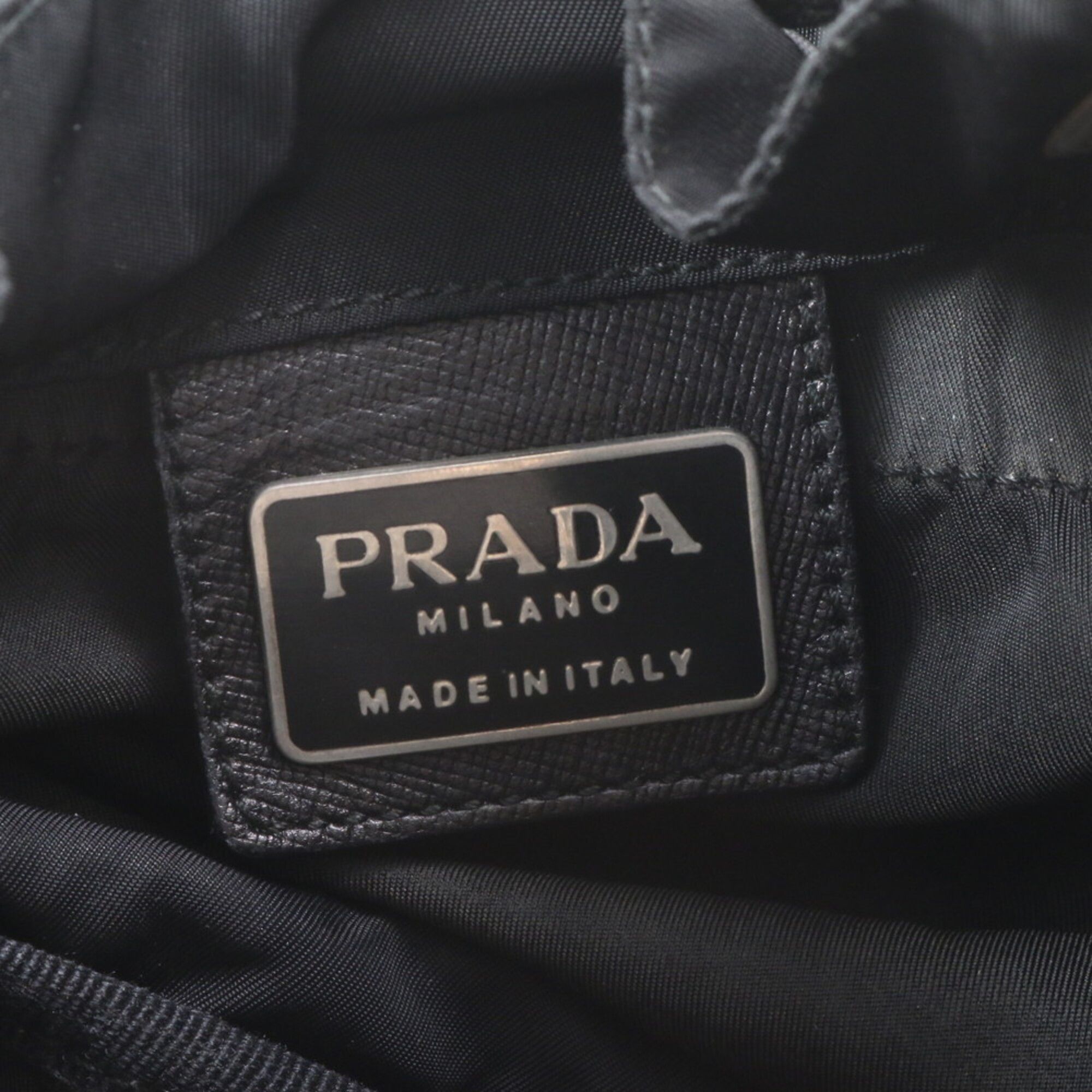 Leather Nylon Backpack (Pre-Owned) - Prada - Modalova
