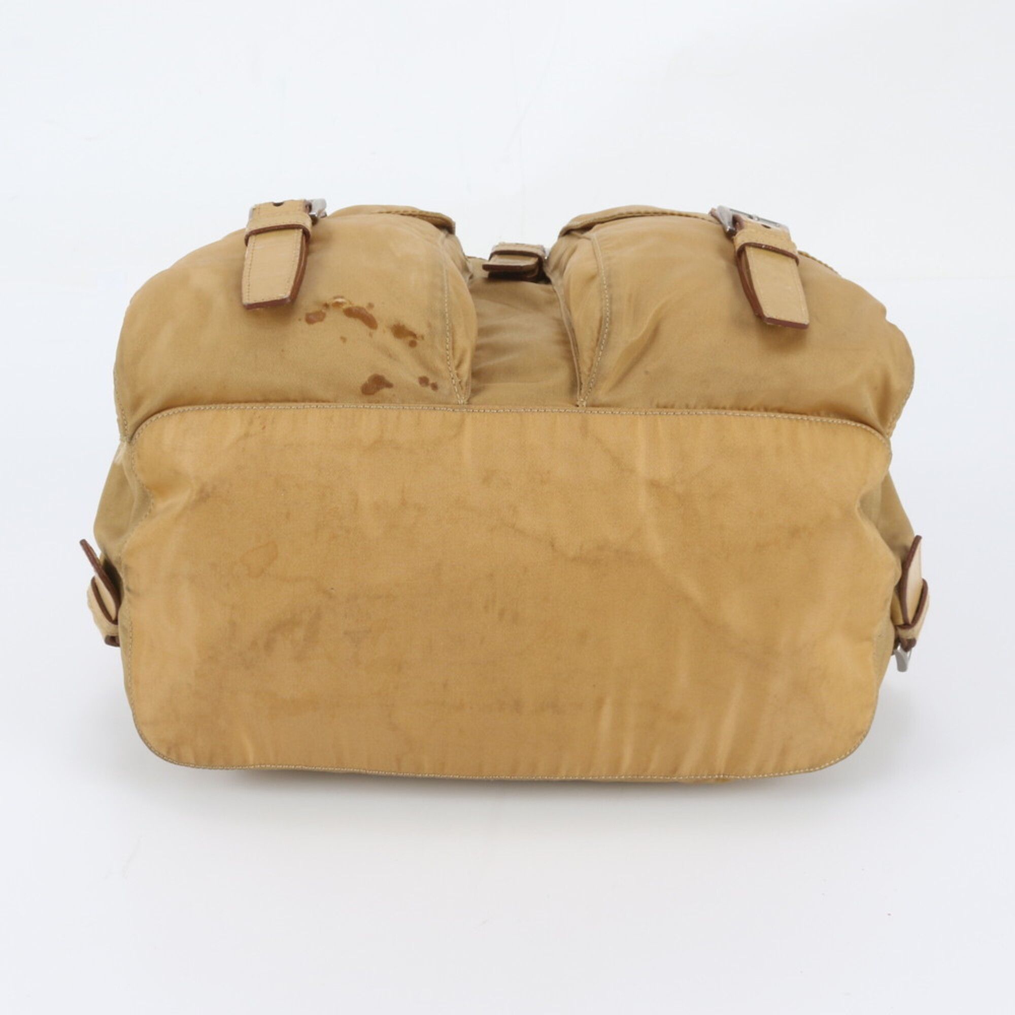 Leather Nylon Backpack Shoulder Bag (Pre-Owned) - Prada - Modalova
