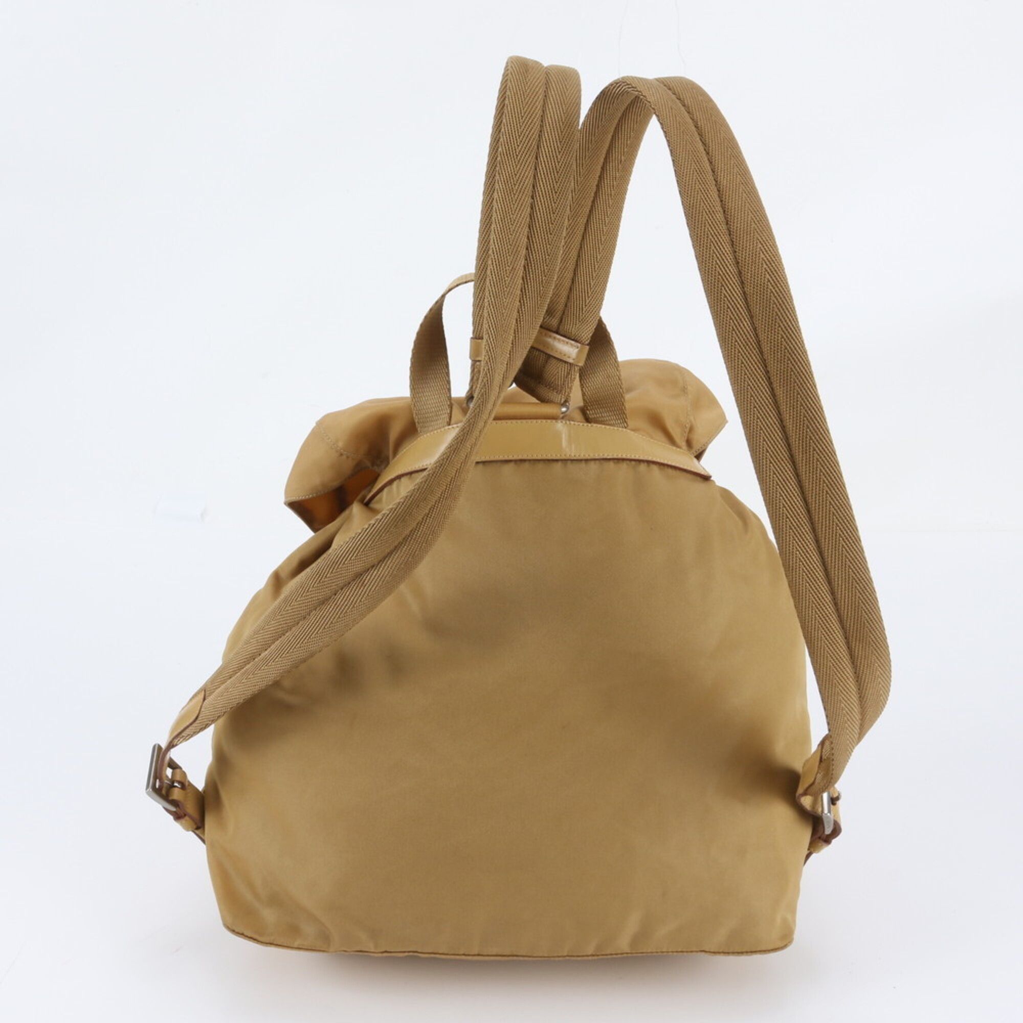 Leather Nylon Backpack Shoulder Bag (Pre-Owned) - Prada - Modalova