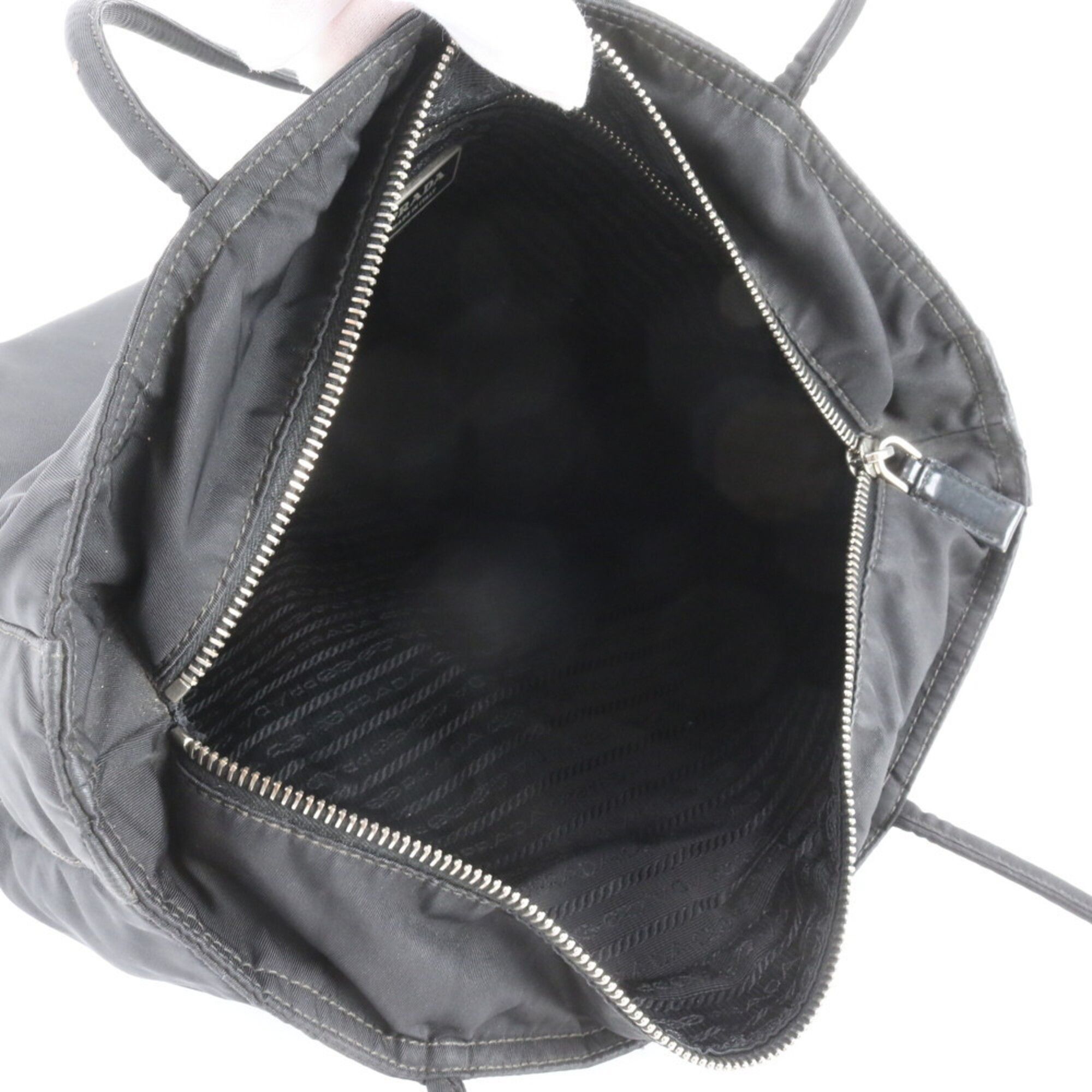 Leather Nylon Shoulder Bag Tote Bag (Pre-Owned) - Prada - Modalova