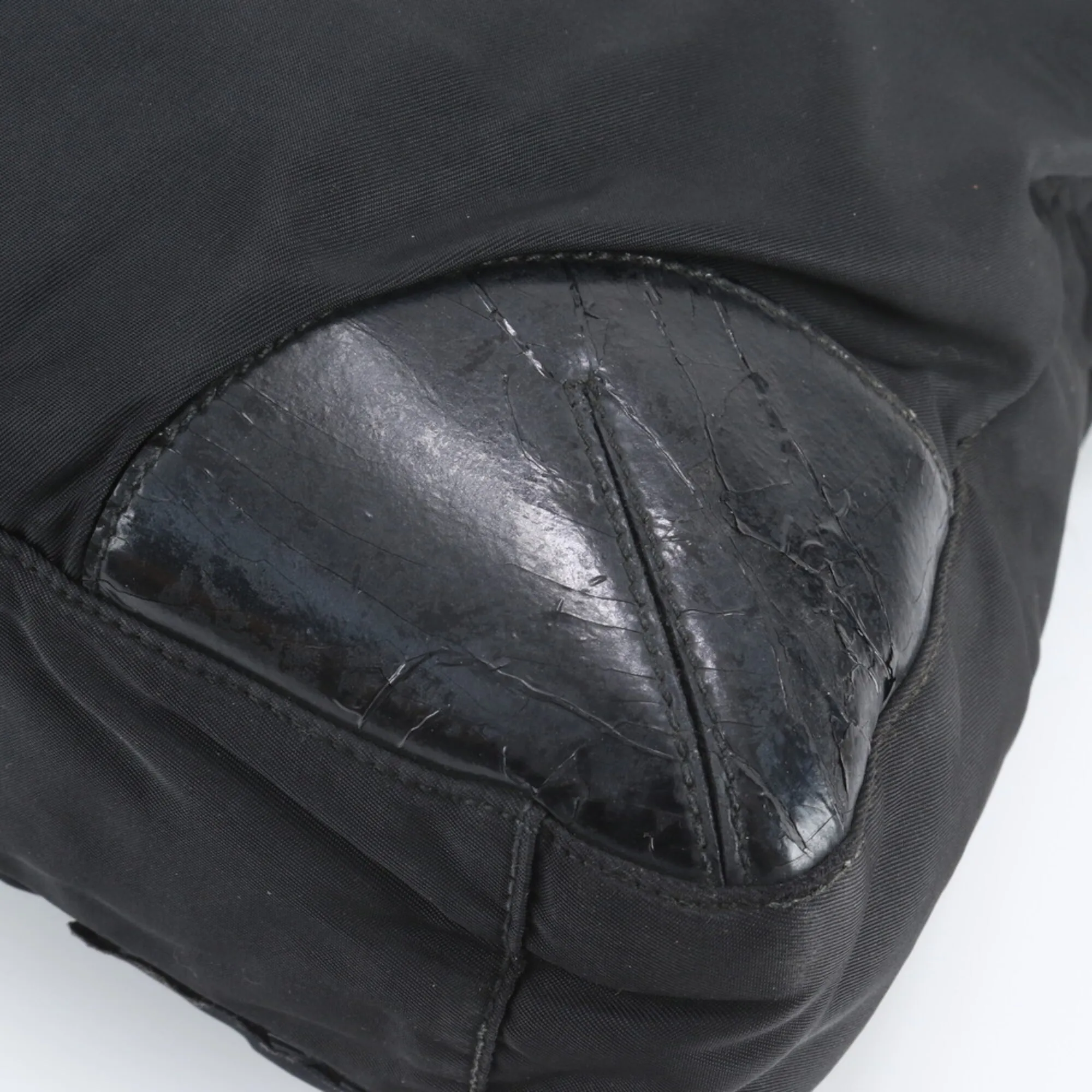 Leather Nylon Shoulder Bag Tote Bag (Pre-Owned) - Prada - Modalova
