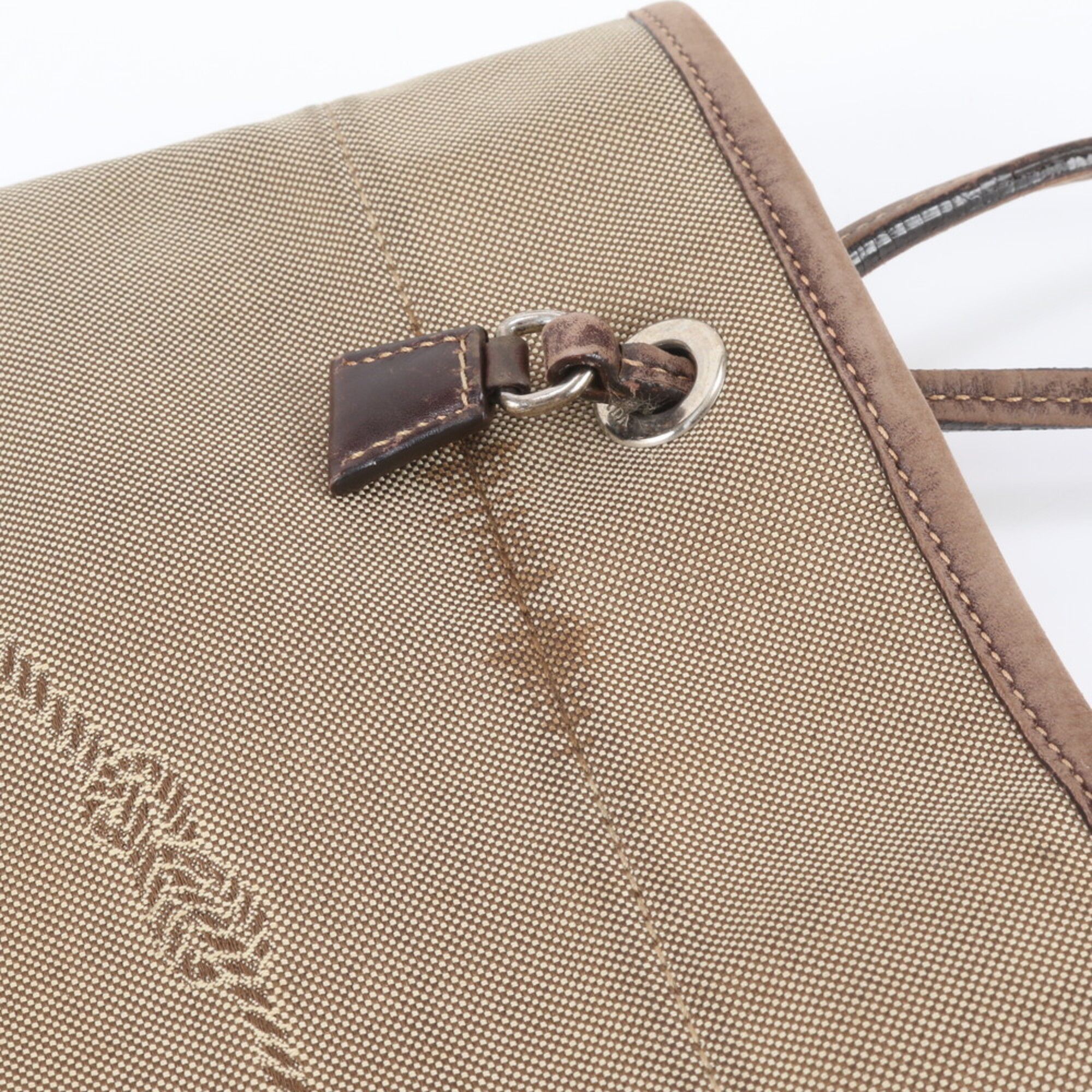 Leather Canvas Handbag Shoulder Bag Tote Bag (Pre-Owned) - Prada - Modalova