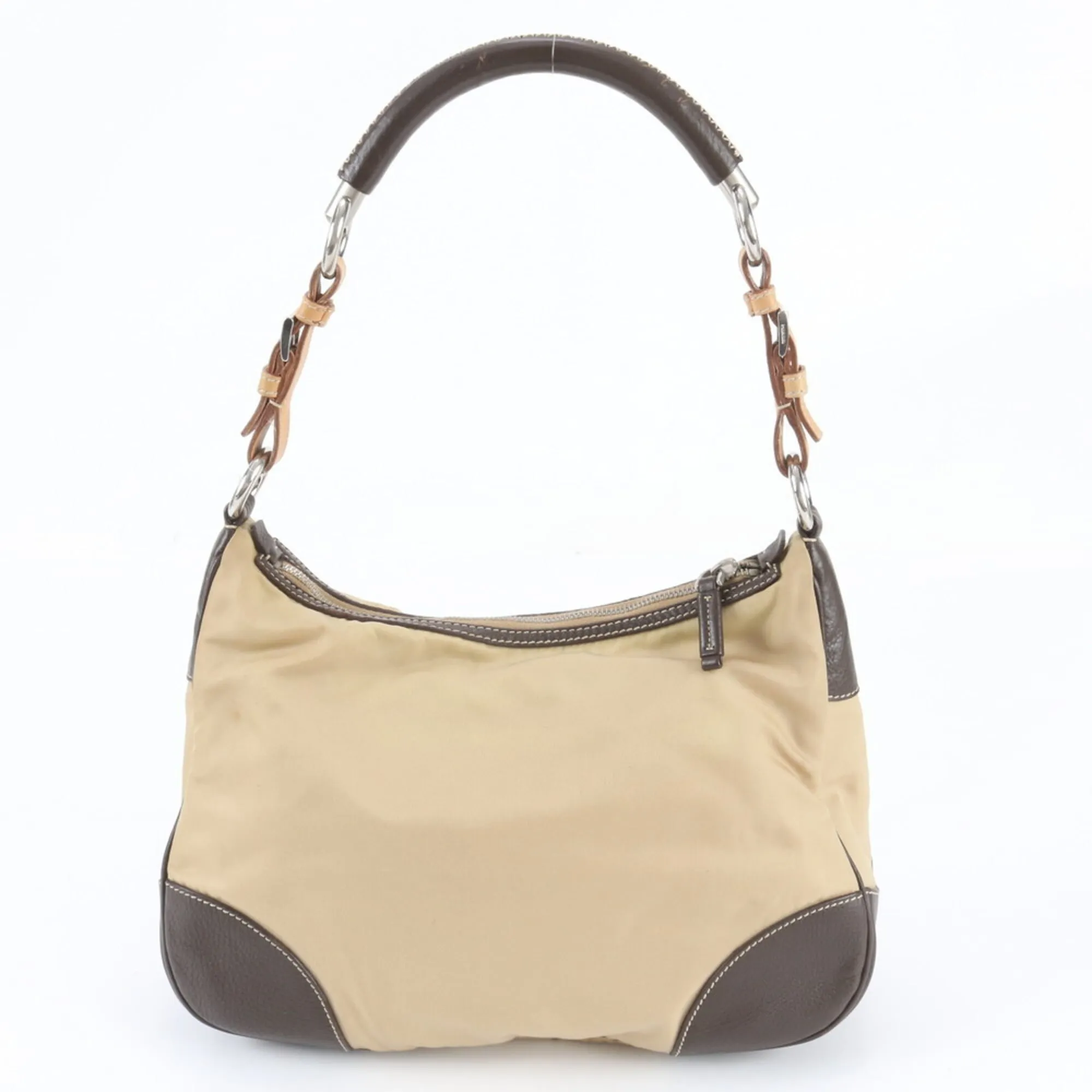 Leather Nylon Handbag Shoulder Bag (Pre-Owned) - Prada - Modalova