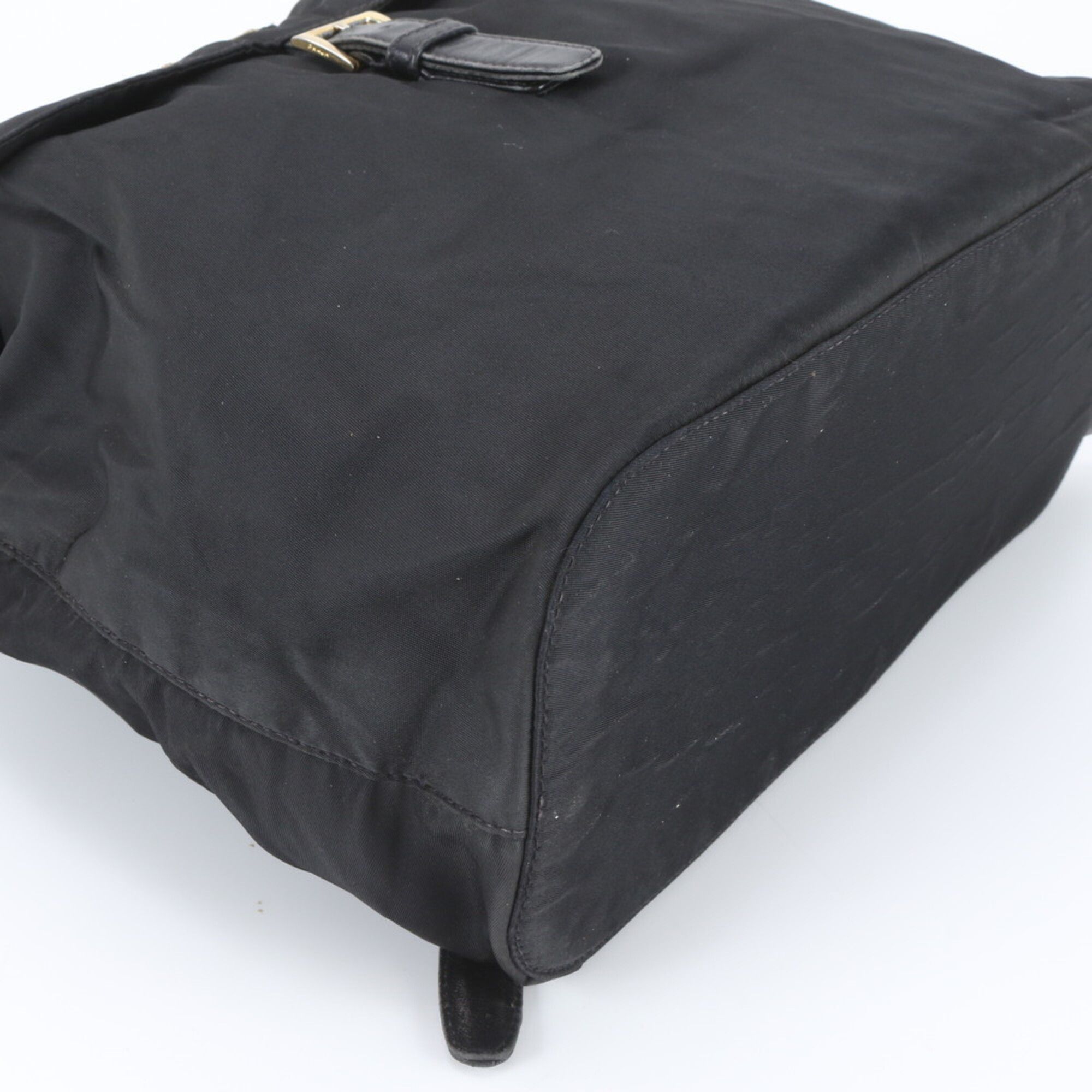 Leather Nylon Backpack (Pre-Owned) - Prada - Modalova