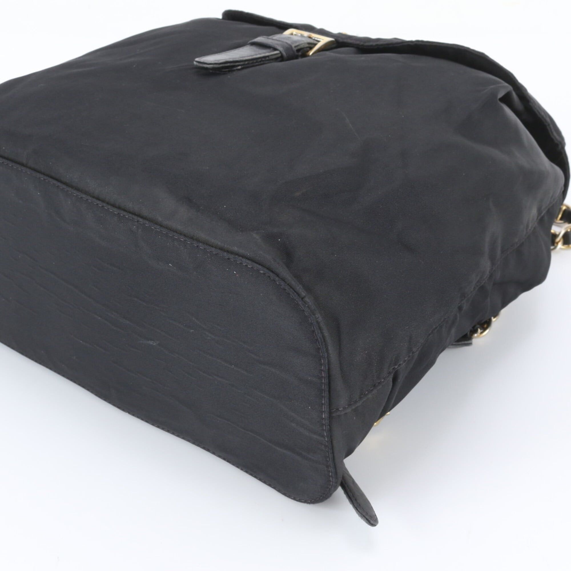 Leather Nylon Backpack (Pre-Owned) - Prada - Modalova