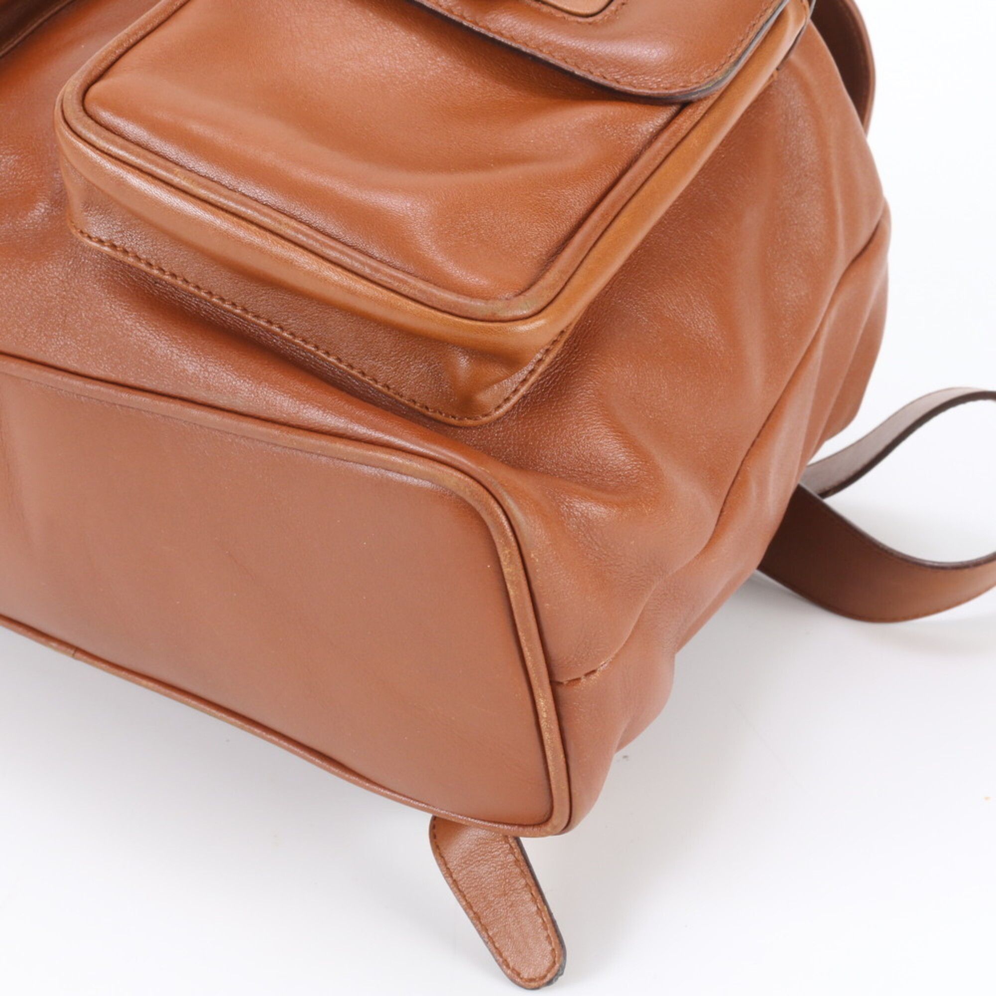 Leather Backpack (Pre-Owned) - Gucci - Modalova