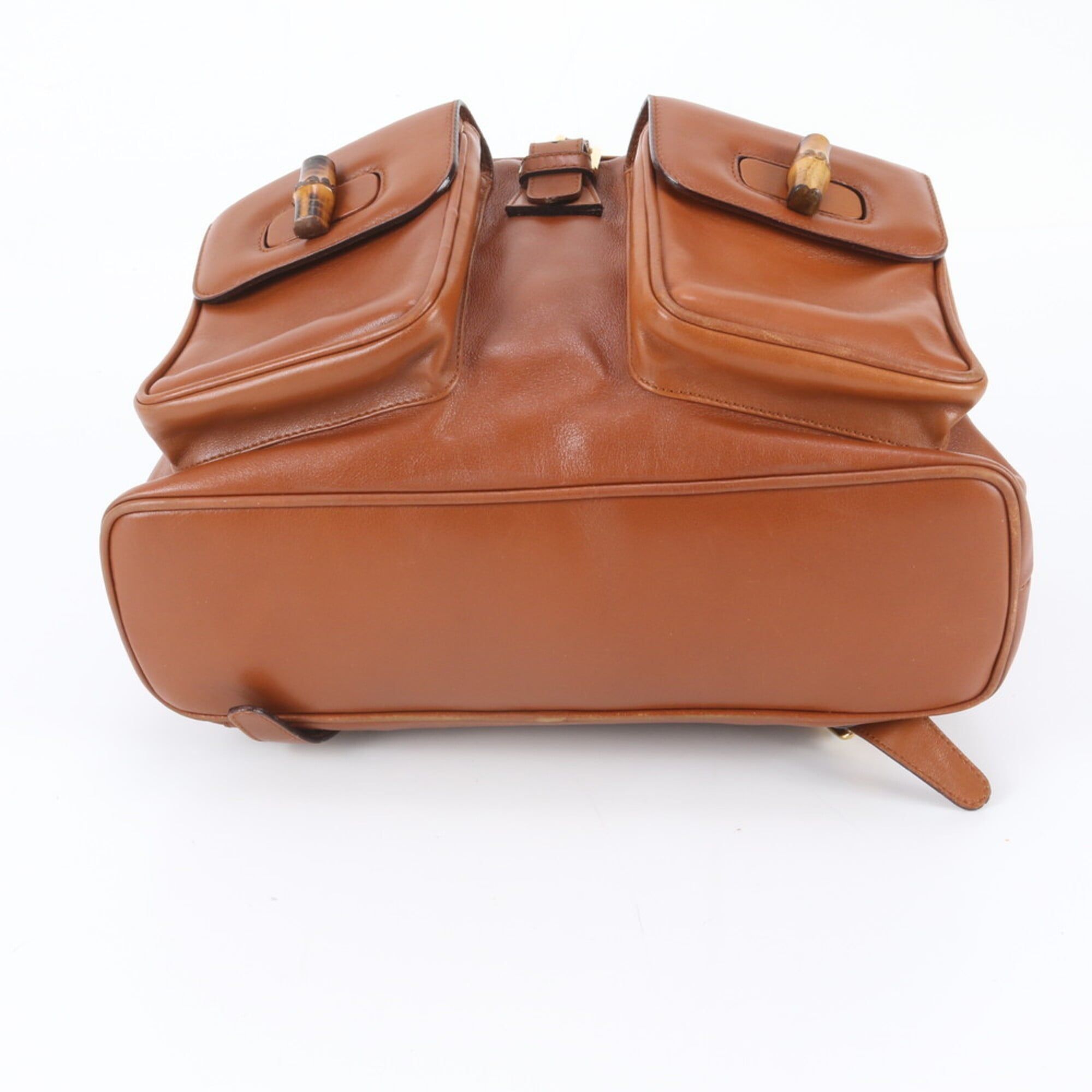 Leather Backpack (Pre-Owned) - Gucci - Modalova