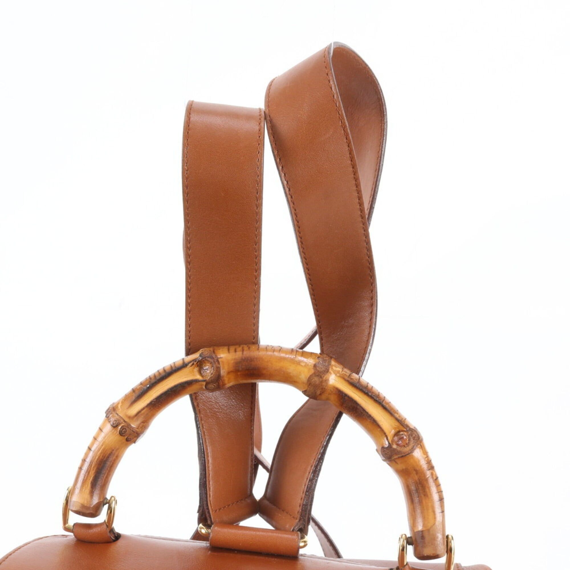 Leather Backpack (Pre-Owned) - Gucci - Modalova