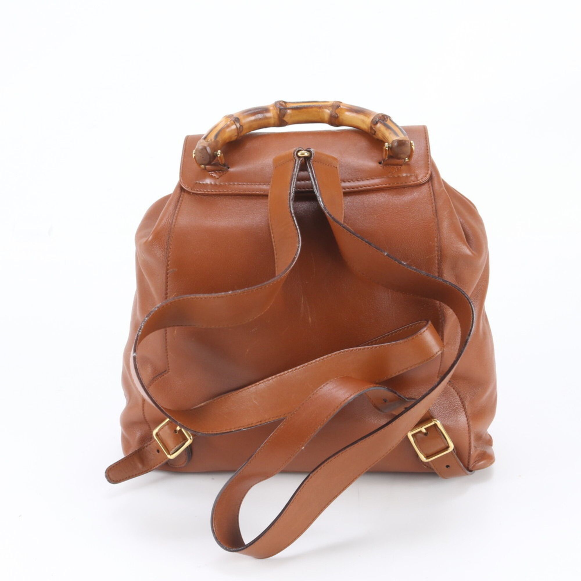Leather Backpack (Pre-Owned) - Gucci - Modalova