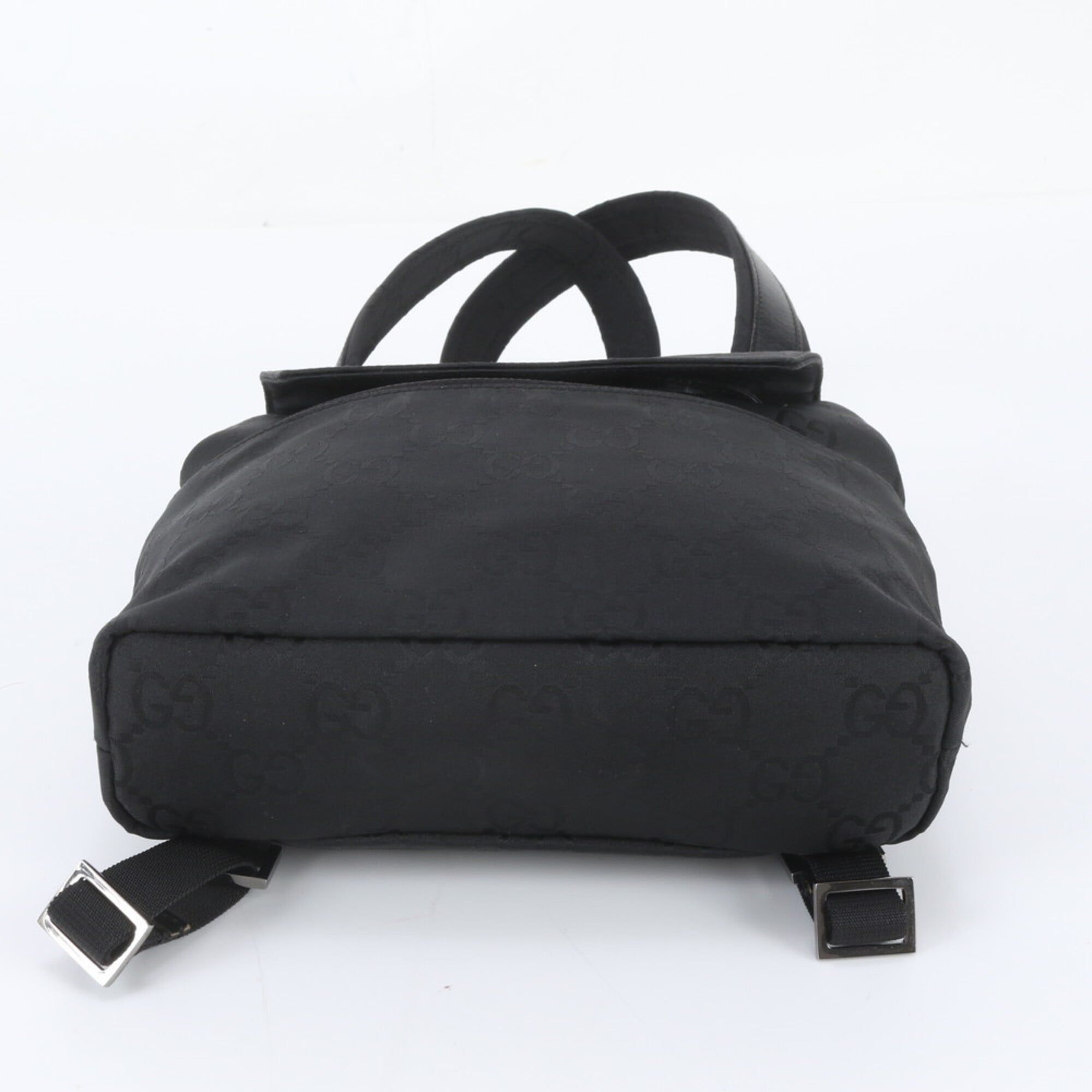 Leather Nylon Backpack Shoulder Bag (Pre-Owned) - Gucci - Modalova