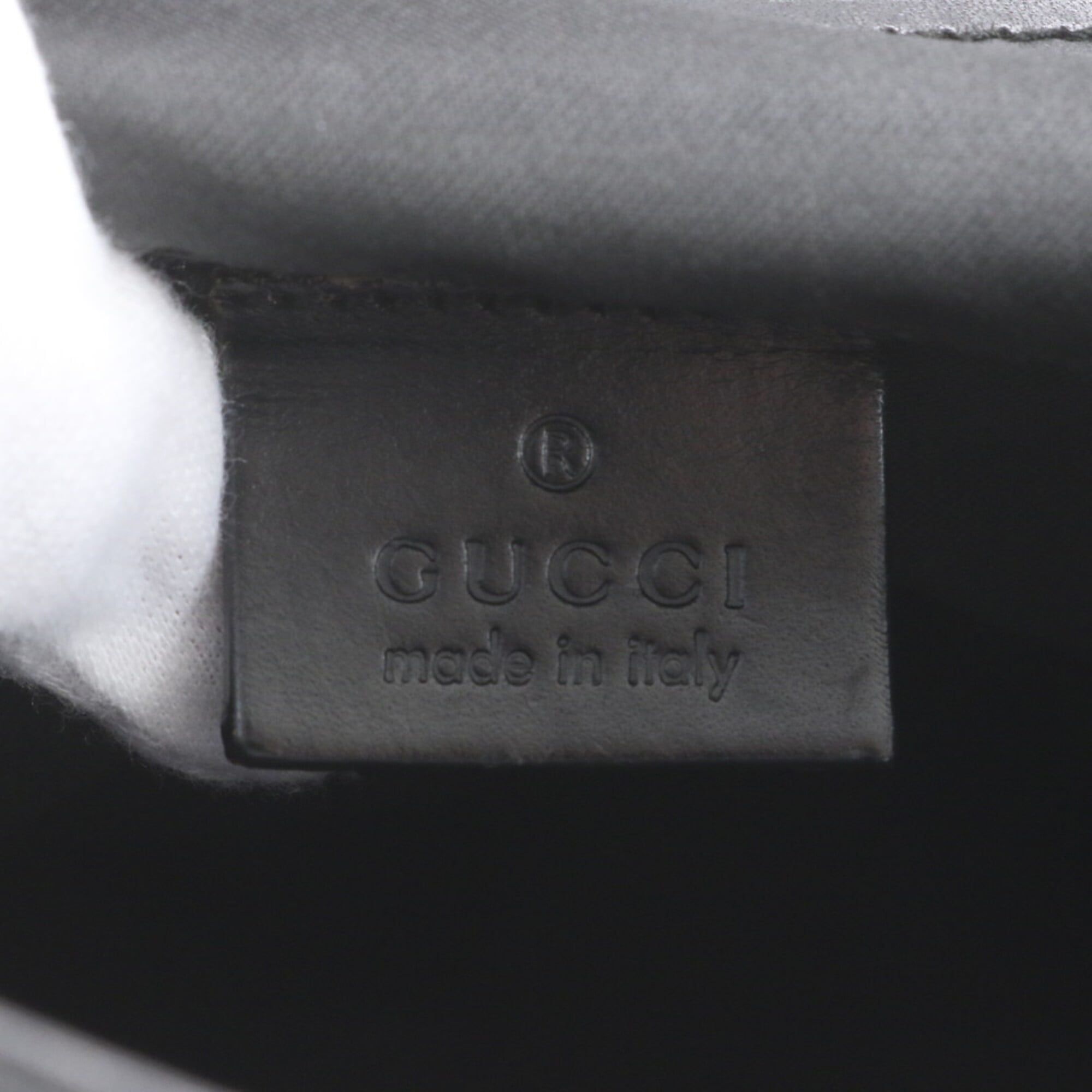 Leather Nylon Backpack Shoulder Bag (Pre-Owned) - Gucci - Modalova