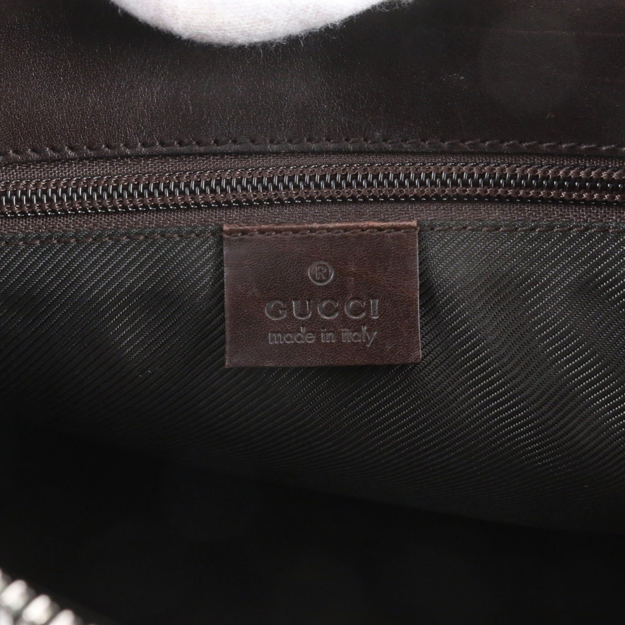 Leather Coated Canvas Messenger Bag Shoulder Bag (Pre-Owned) - Gucci - Modalova
