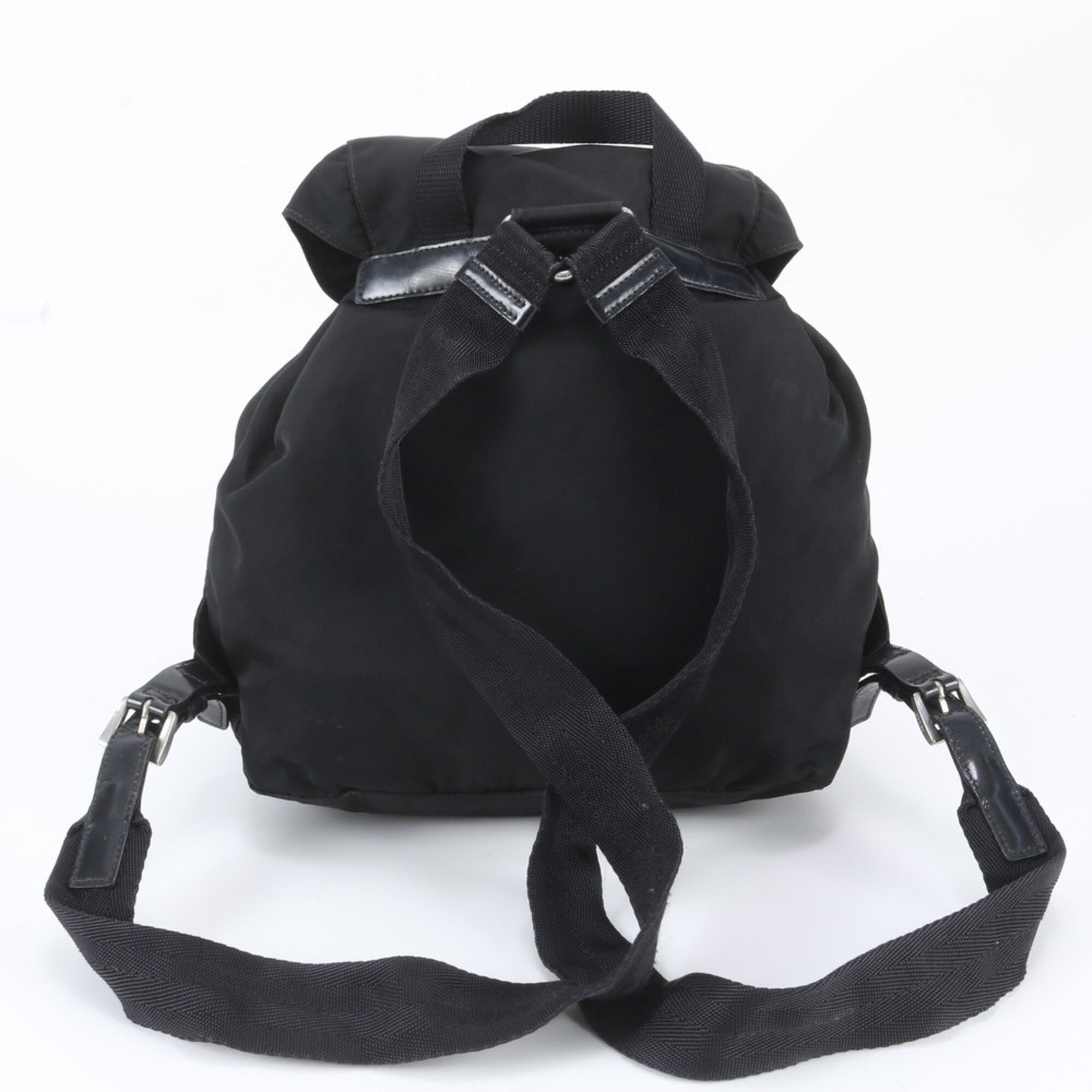 Leather Nylon Backpack (Pre-Owned) - Prada - Modalova