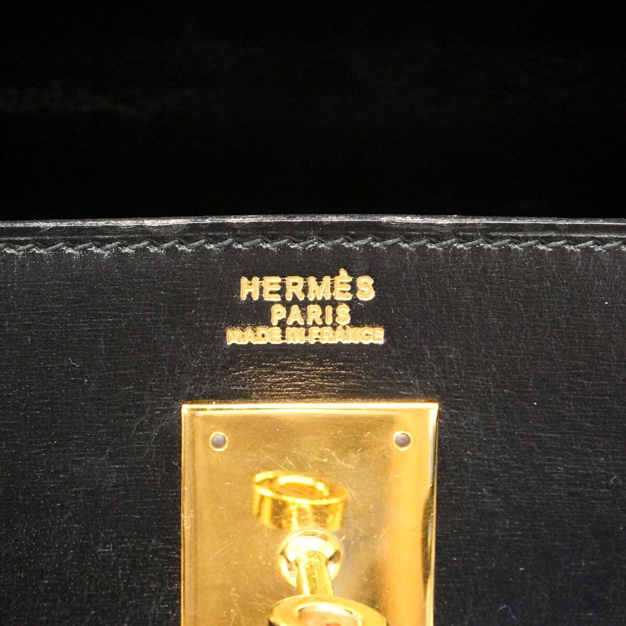 Box Calf Leather Handbag (Pre-Owned) - Hermes - Modalova