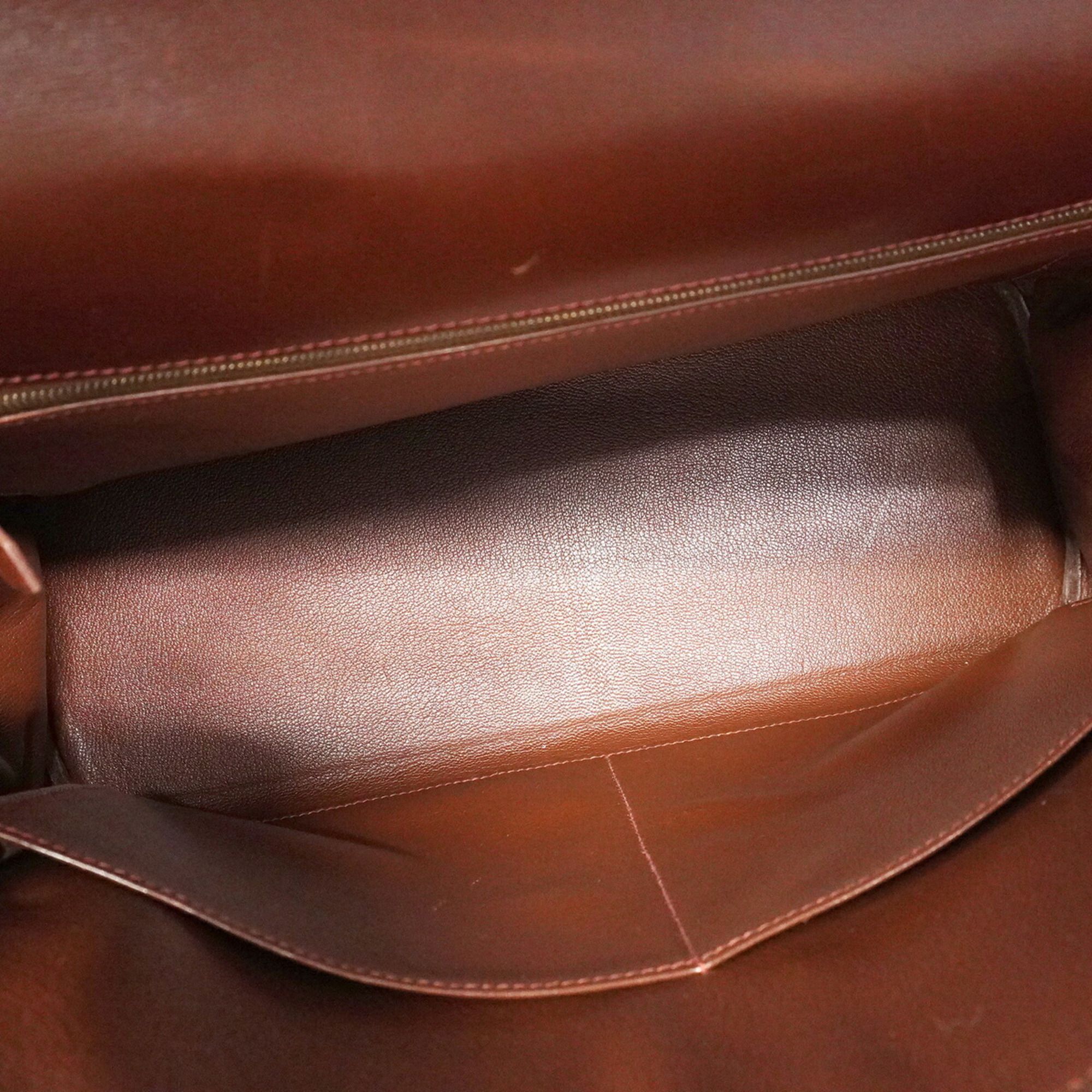 Box Calf Leather Handbag (Pre-Owned) - Hermes - Modalova