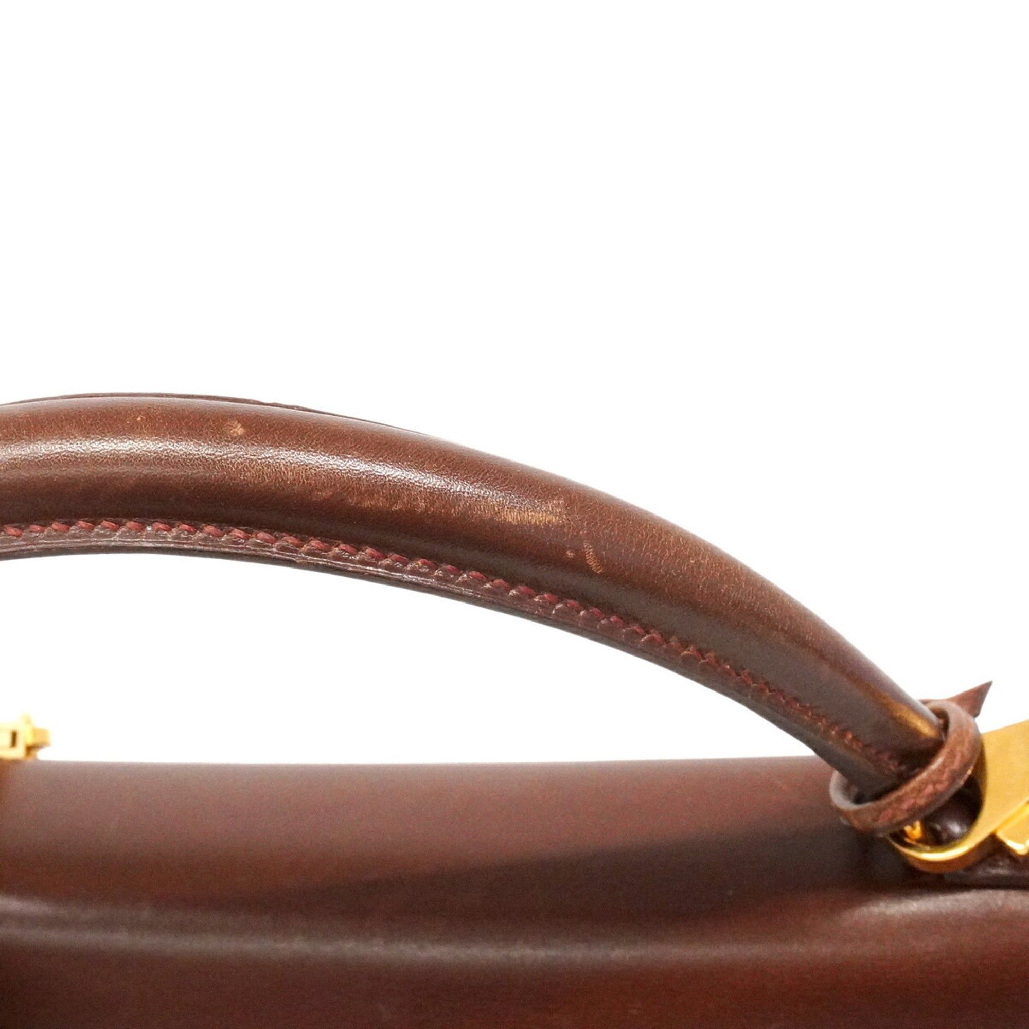 Box Calf Leather Handbag (Pre-Owned) - Hermes - Modalova