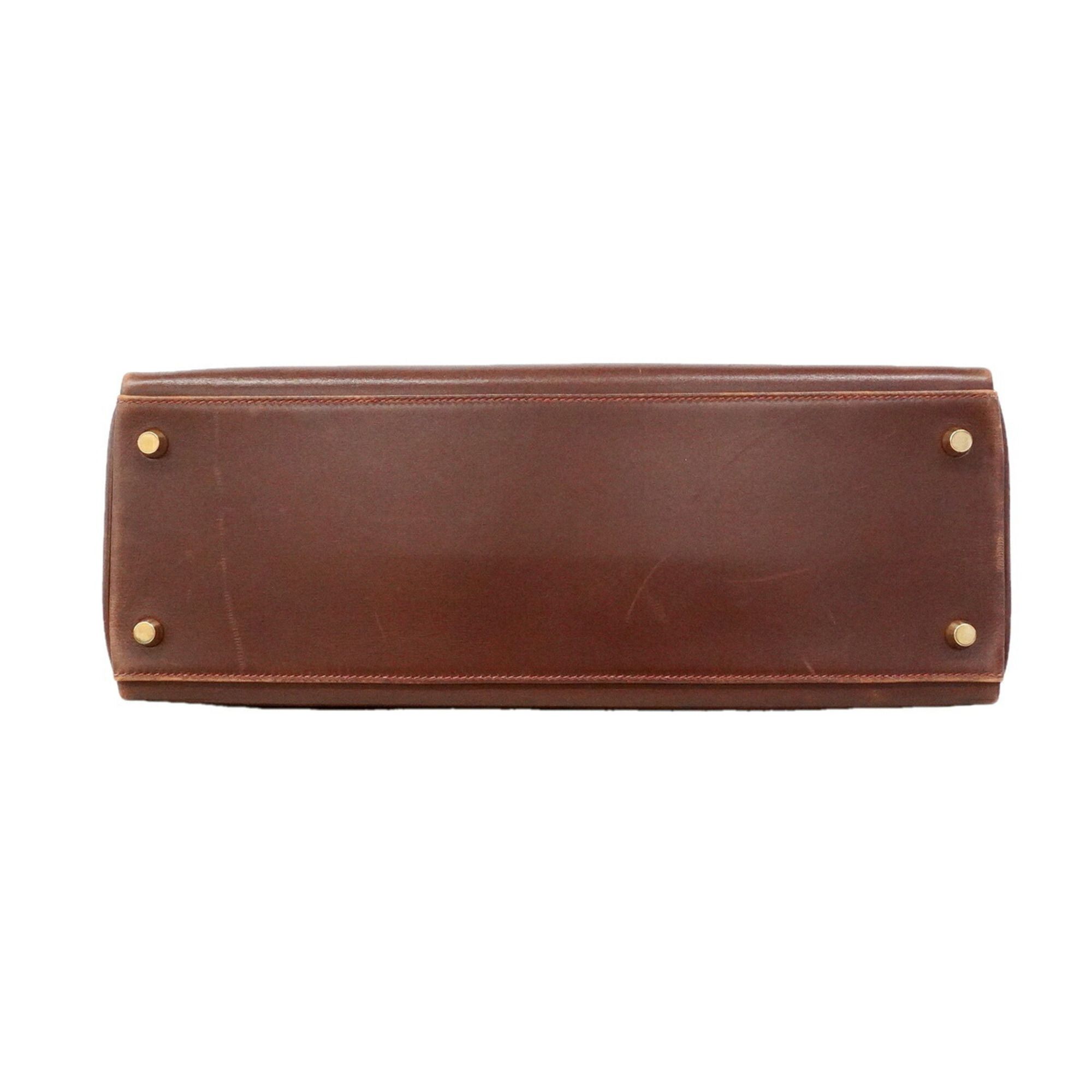 Box Calf Leather Handbag (Pre-Owned) - Hermes - Modalova
