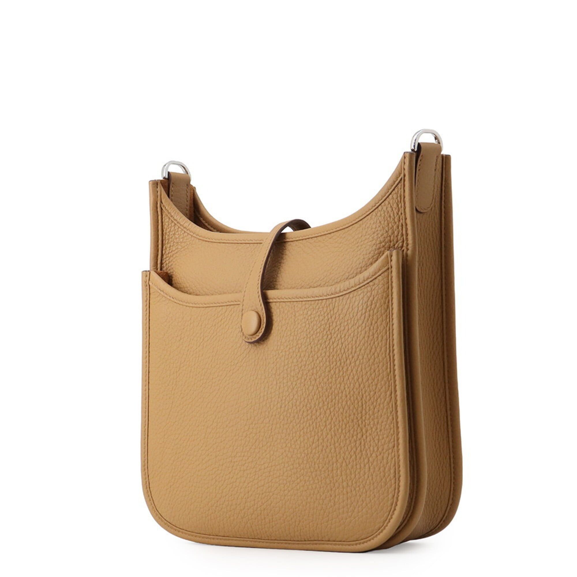 Evelyne Taurillon Clemence Leather Shoulder Bag (Pre-Owned) - Hermes - Modalova
