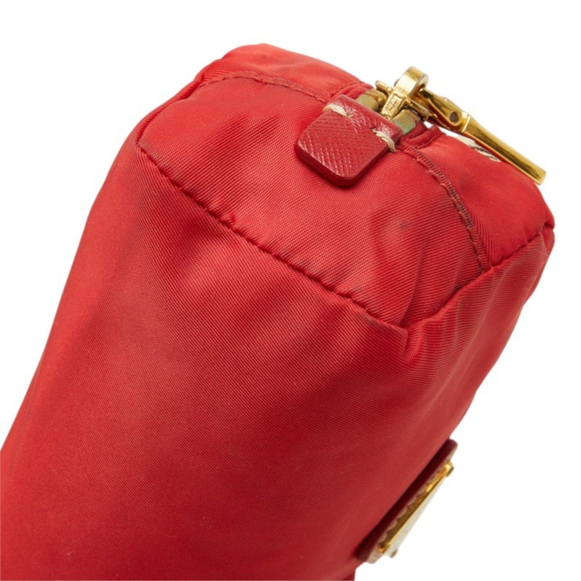 Nylon Leather Pouch (Pre-Owned) - Prada - Modalova