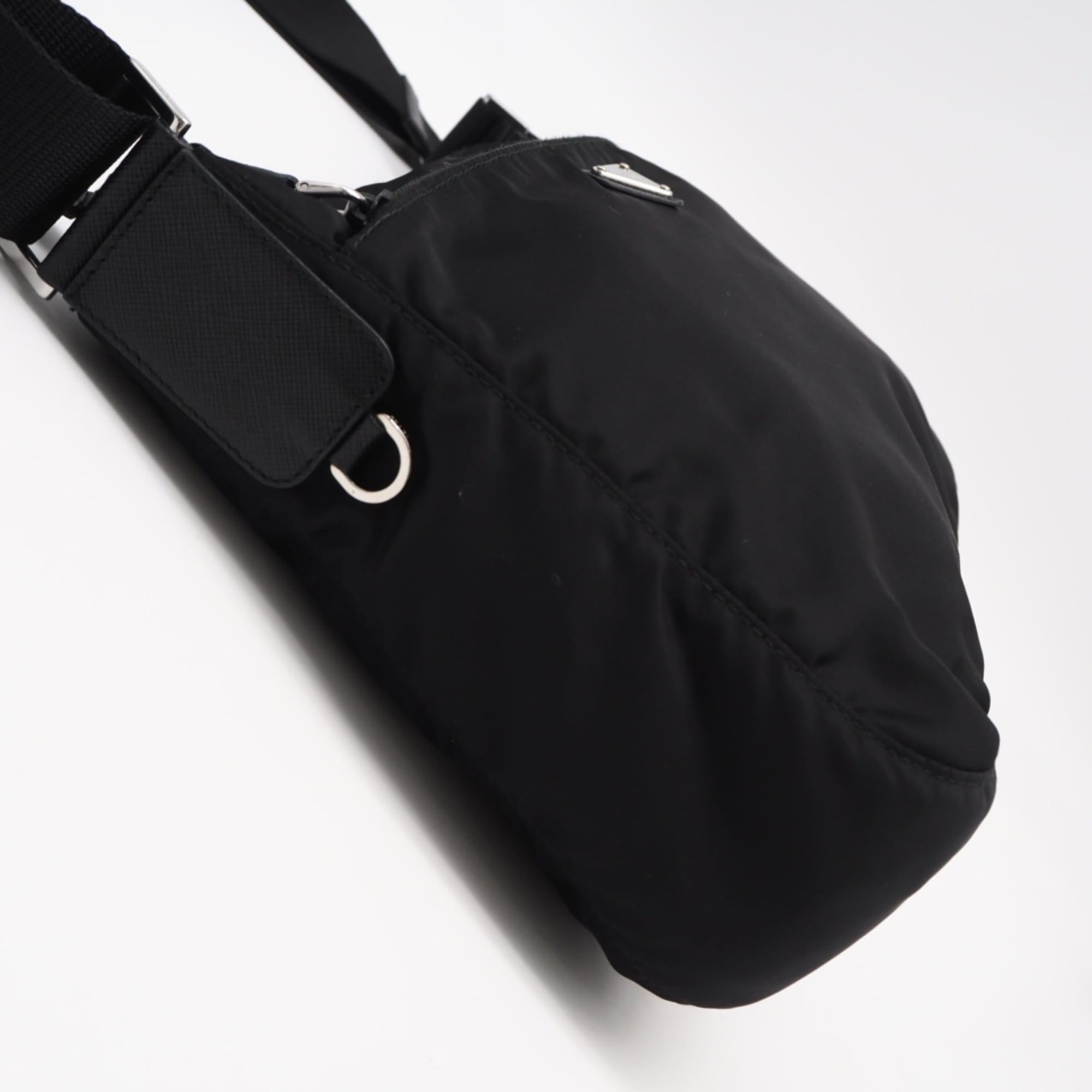 Saffiano Nylon Leather Shoulder Bag (Pre-Owned) - Prada - Modalova