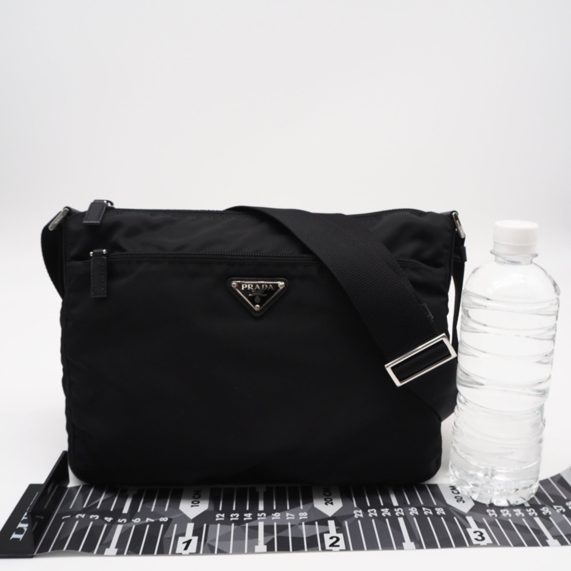 Saffiano Nylon Leather Shoulder Bag (Pre-Owned) - Prada - Modalova