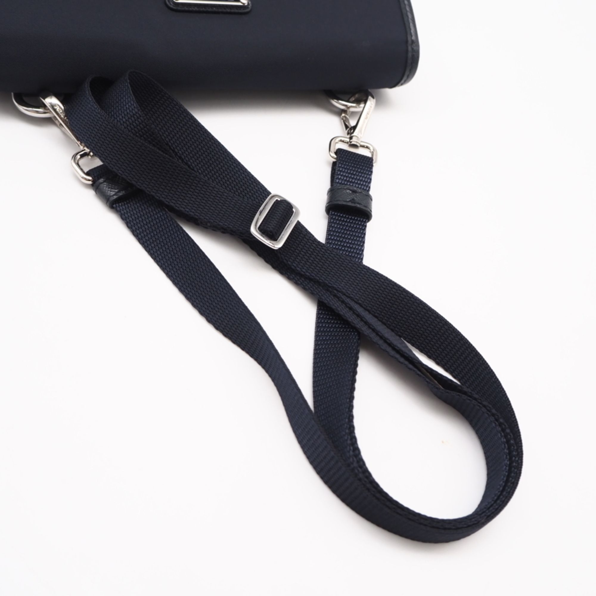 Saffiano Nylon Leather Shoulder Bag (Pre-Owned) - Prada - Modalova