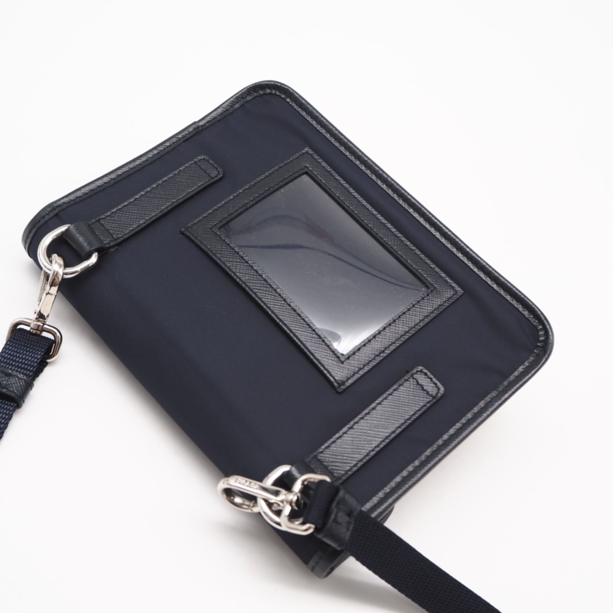 Saffiano Nylon Leather Shoulder Bag (Pre-Owned) - Prada - Modalova