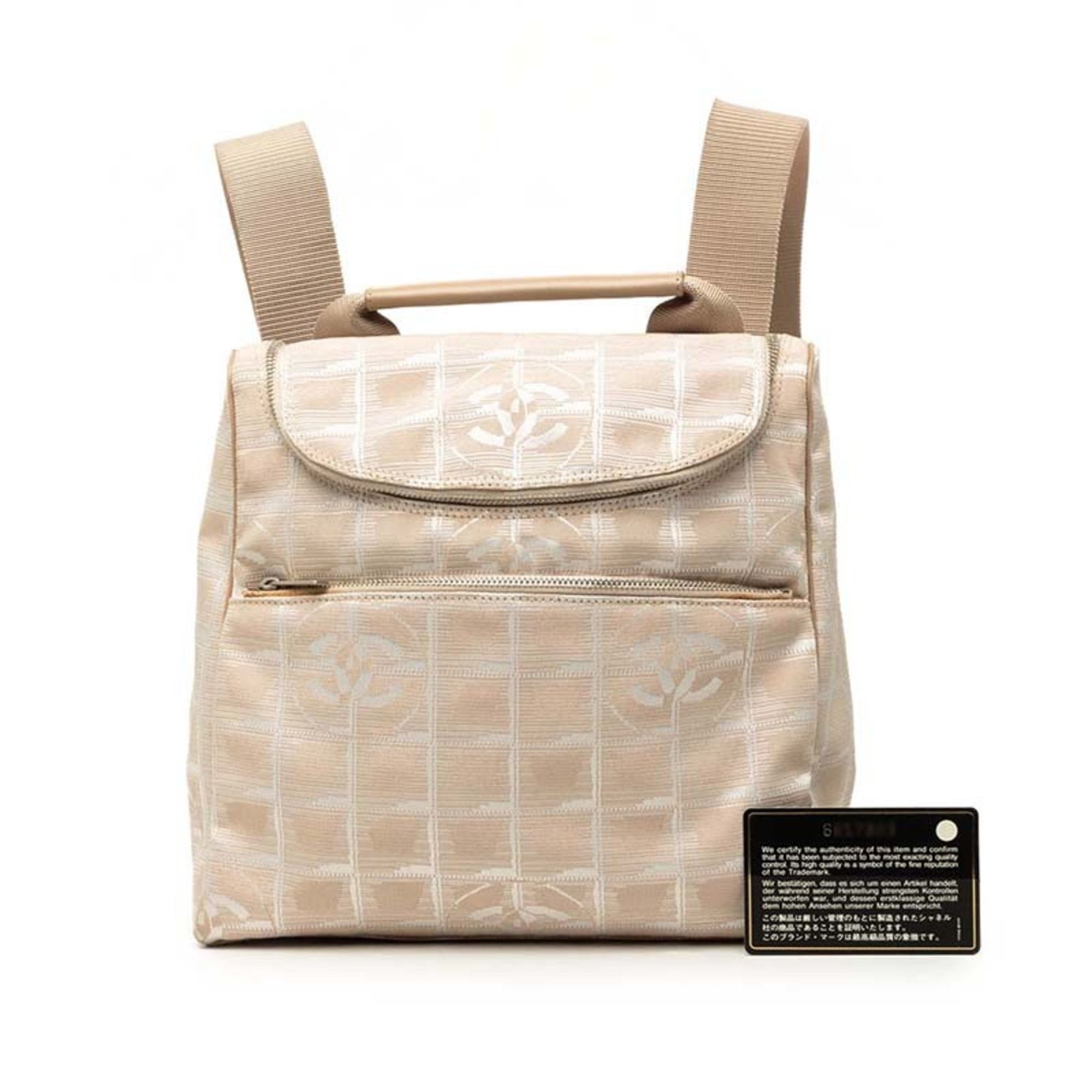 Nylon Jacquard Backpack (Pre-Owned) - Chanel - Modalova