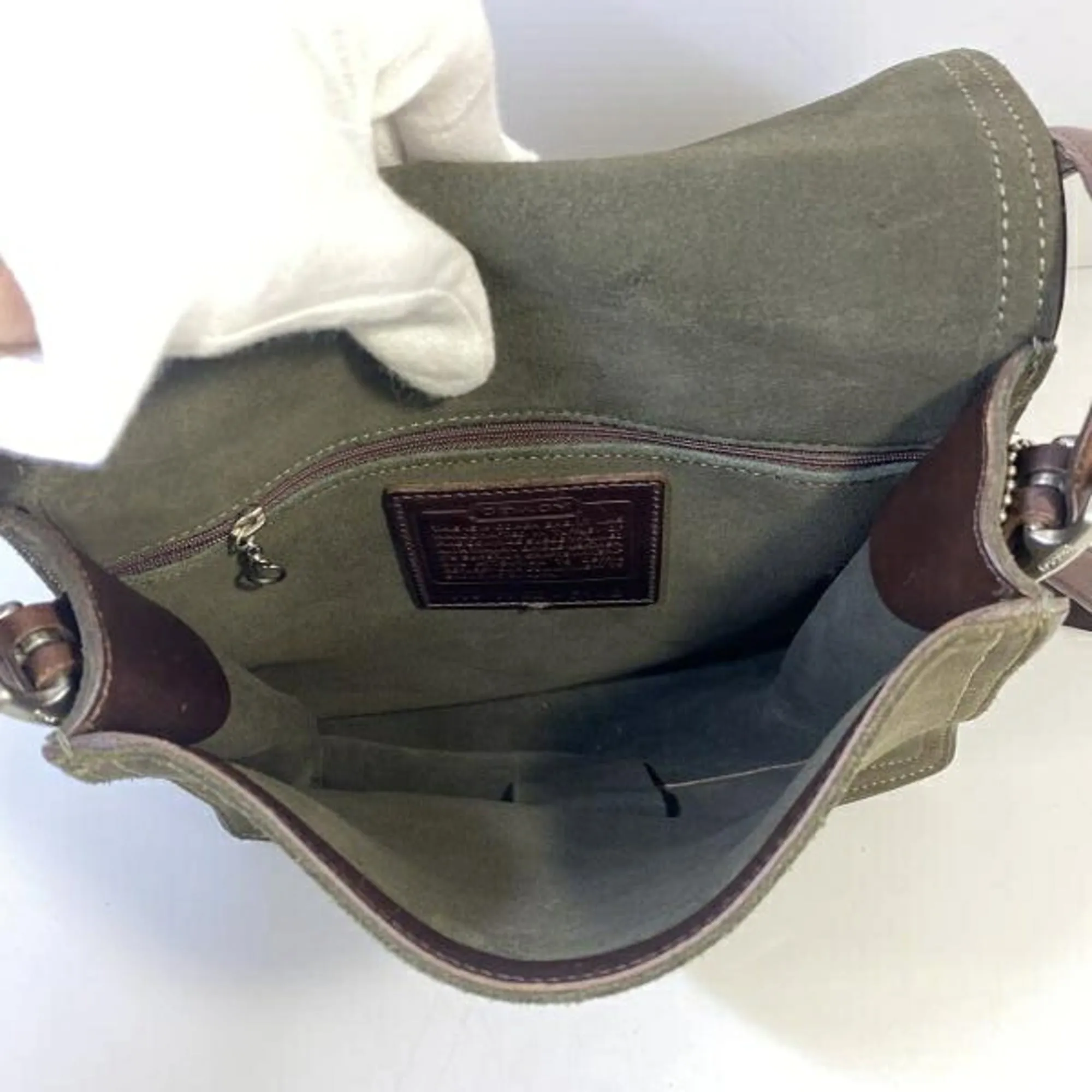 Suede Shoulder Bag (Pre-Owned) - Coach - Modalova