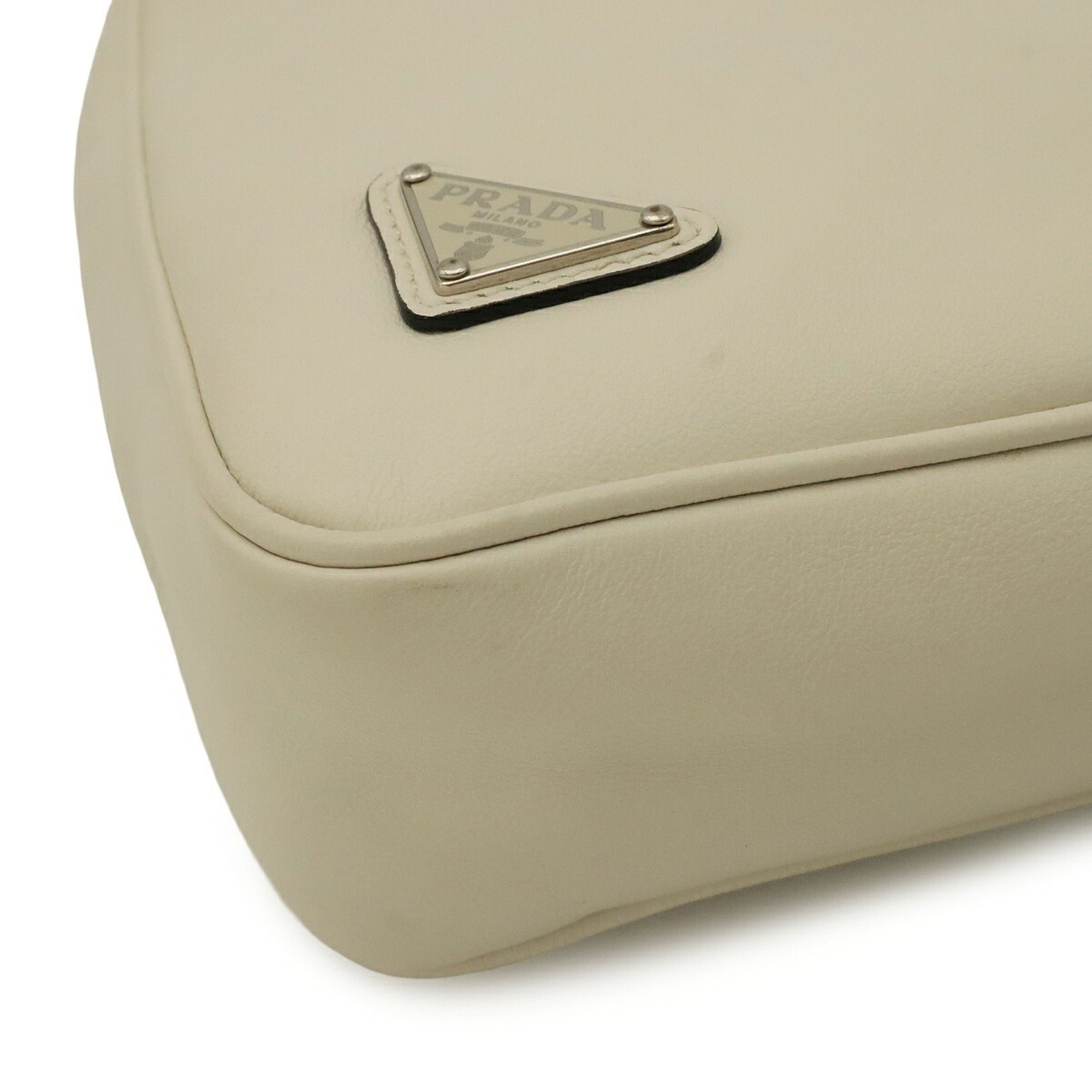 Leather Clutch Bag Pouch (Pre-Owned) - Prada - Modalova