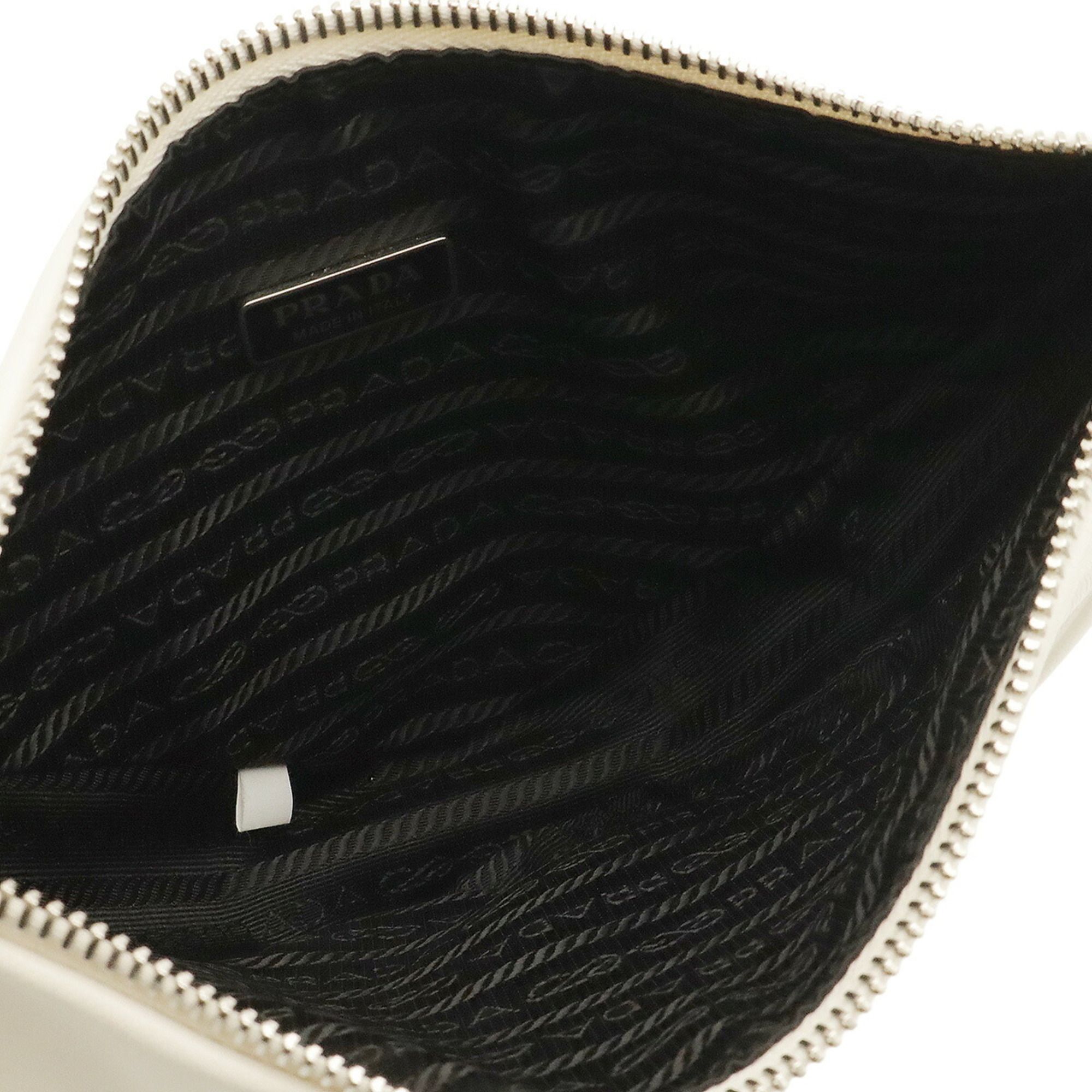 Leather Clutch Bag Pouch (Pre-Owned) - Prada - Modalova