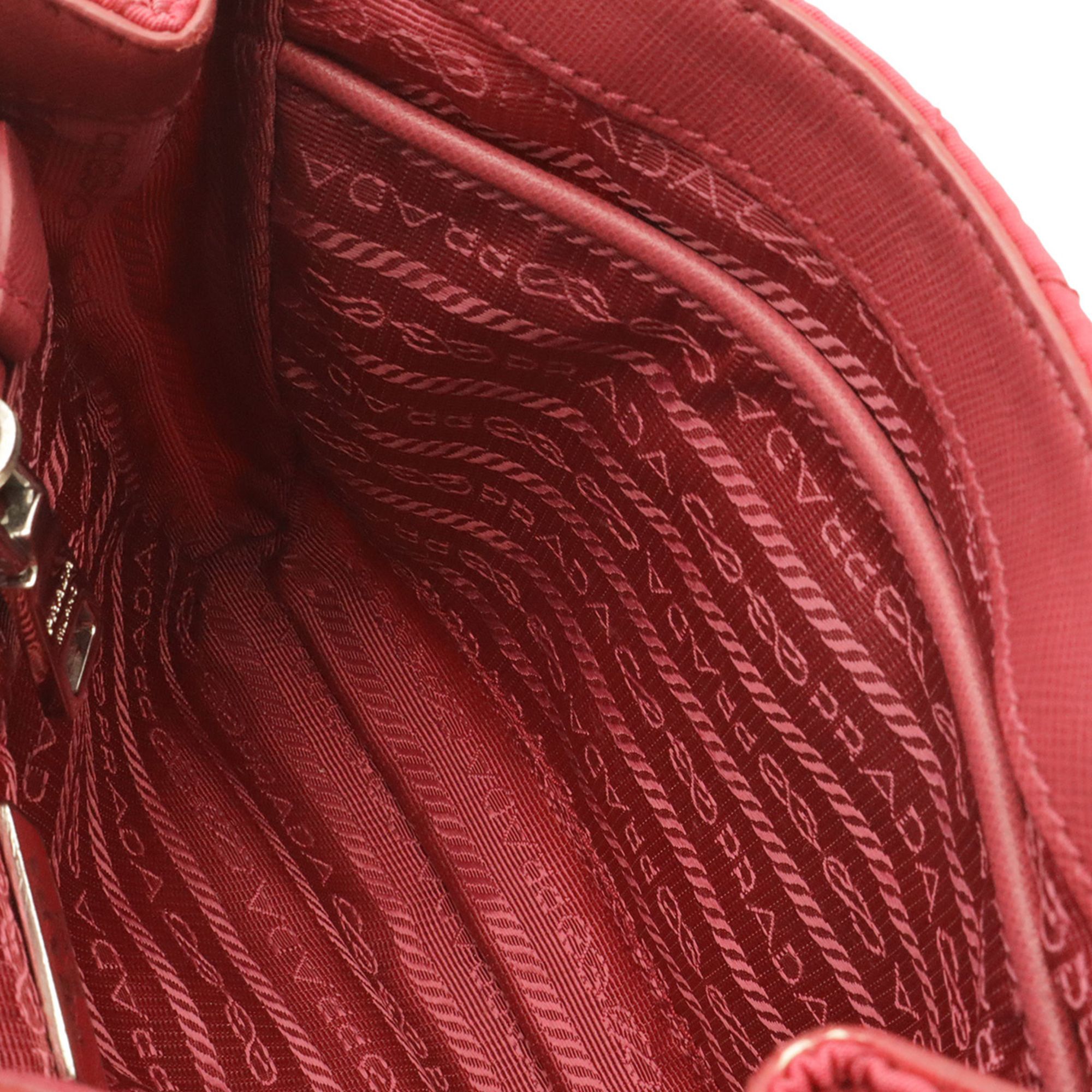 Nylon Leather Pochette Shoulder Bag (Pre-Owned) - Prada - Modalova