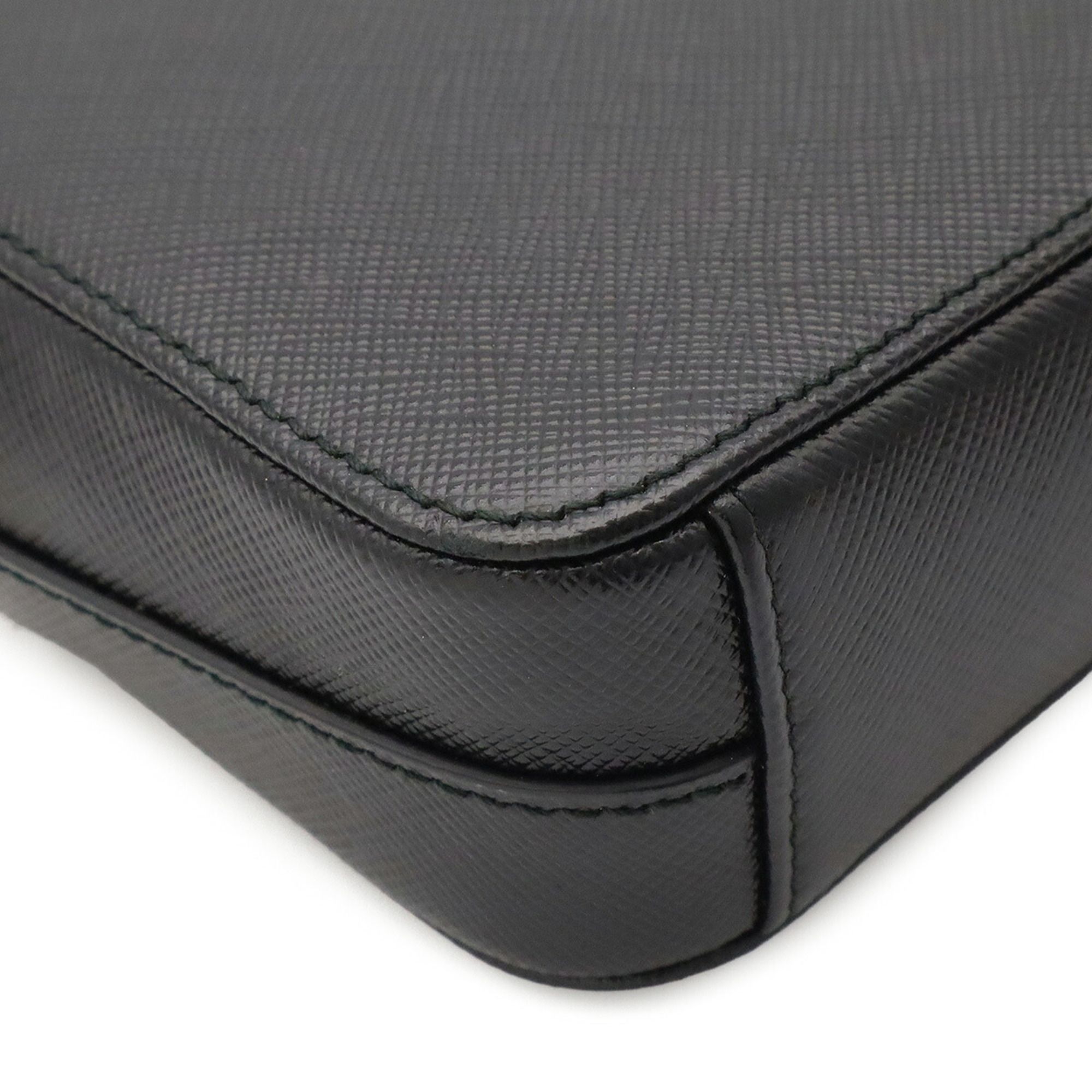 Leather Clutch Bag Shoulder Bag (Pre-Owned) - Prada - Modalova