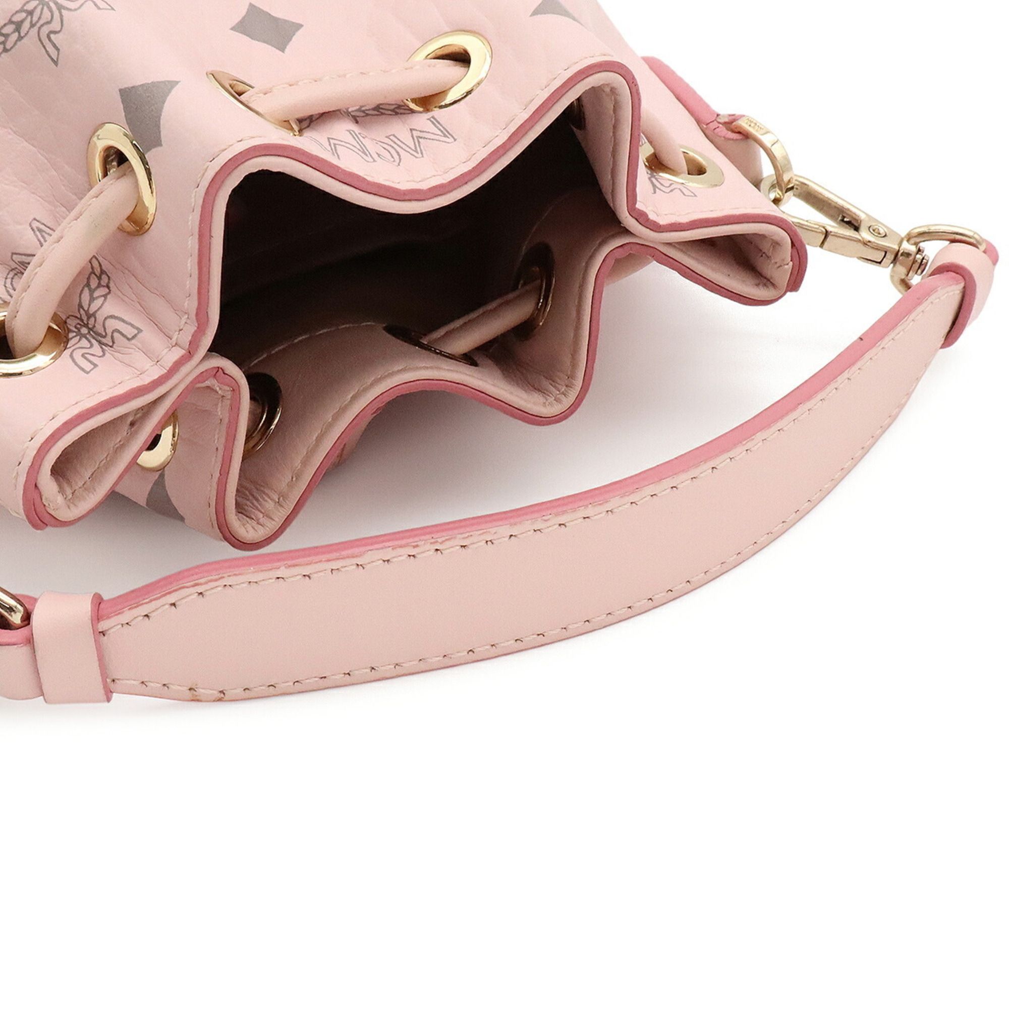 Coated Canvas Leather Handbag Shoulder Bag (Pre-Owned) - MCM - Modalova