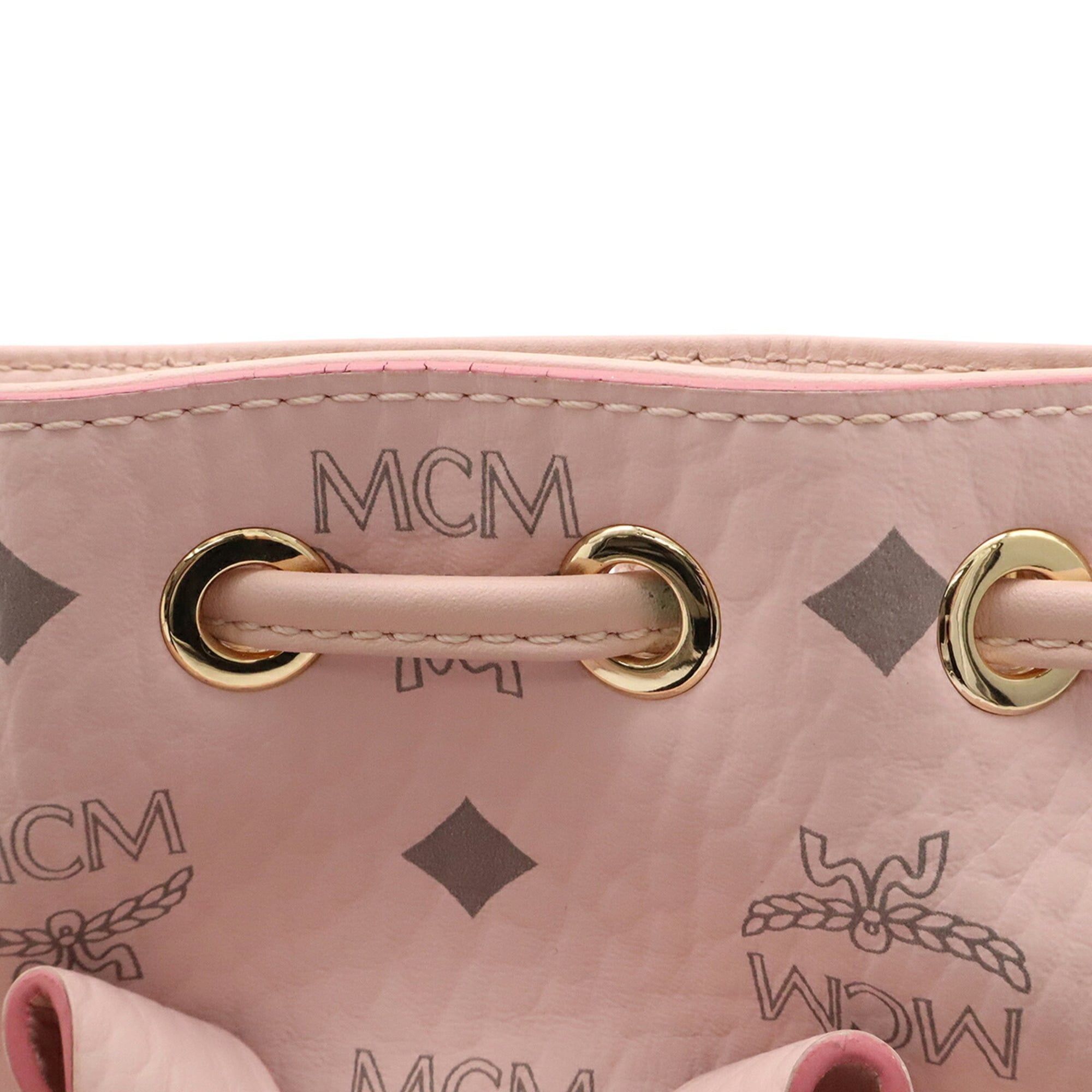 Coated Canvas Leather Handbag Shoulder Bag (Pre-Owned) - MCM - Modalova