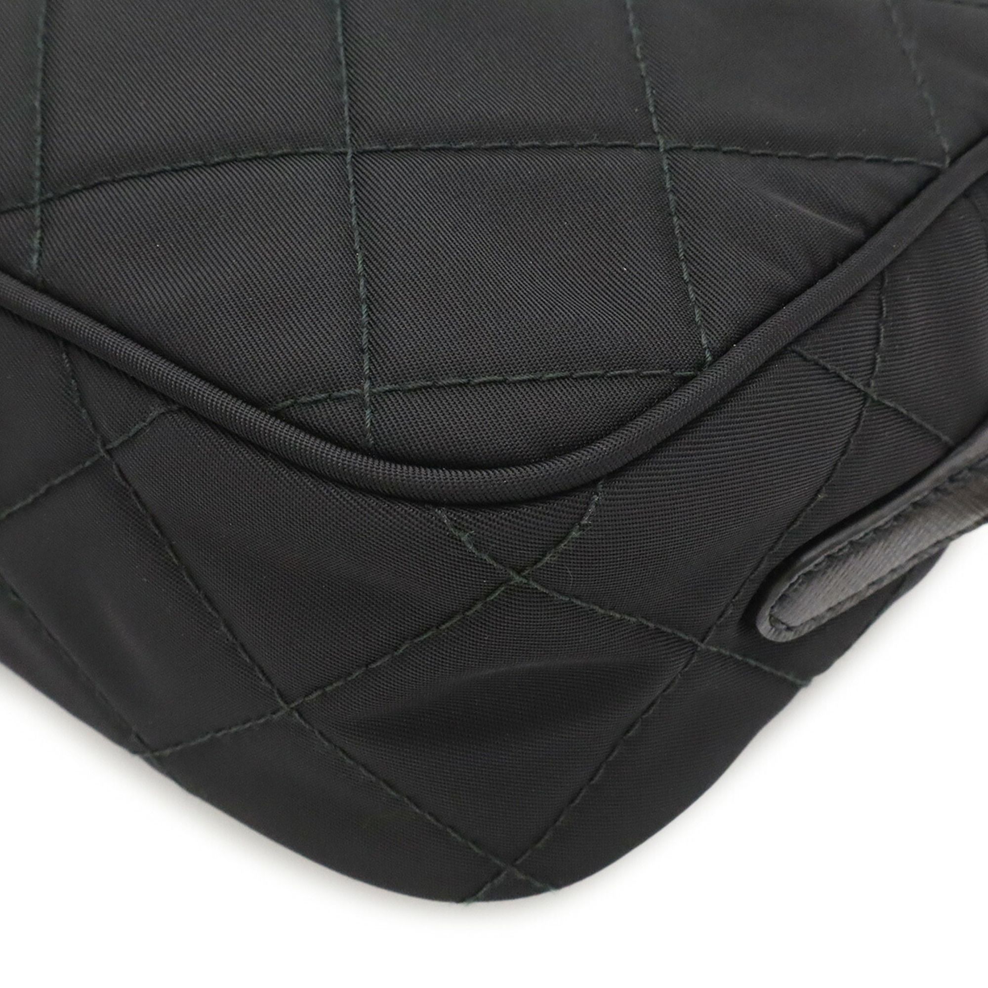 Nylon Leather Pouch Shoulder Bag (Pre-Owned) - Prada - Modalova