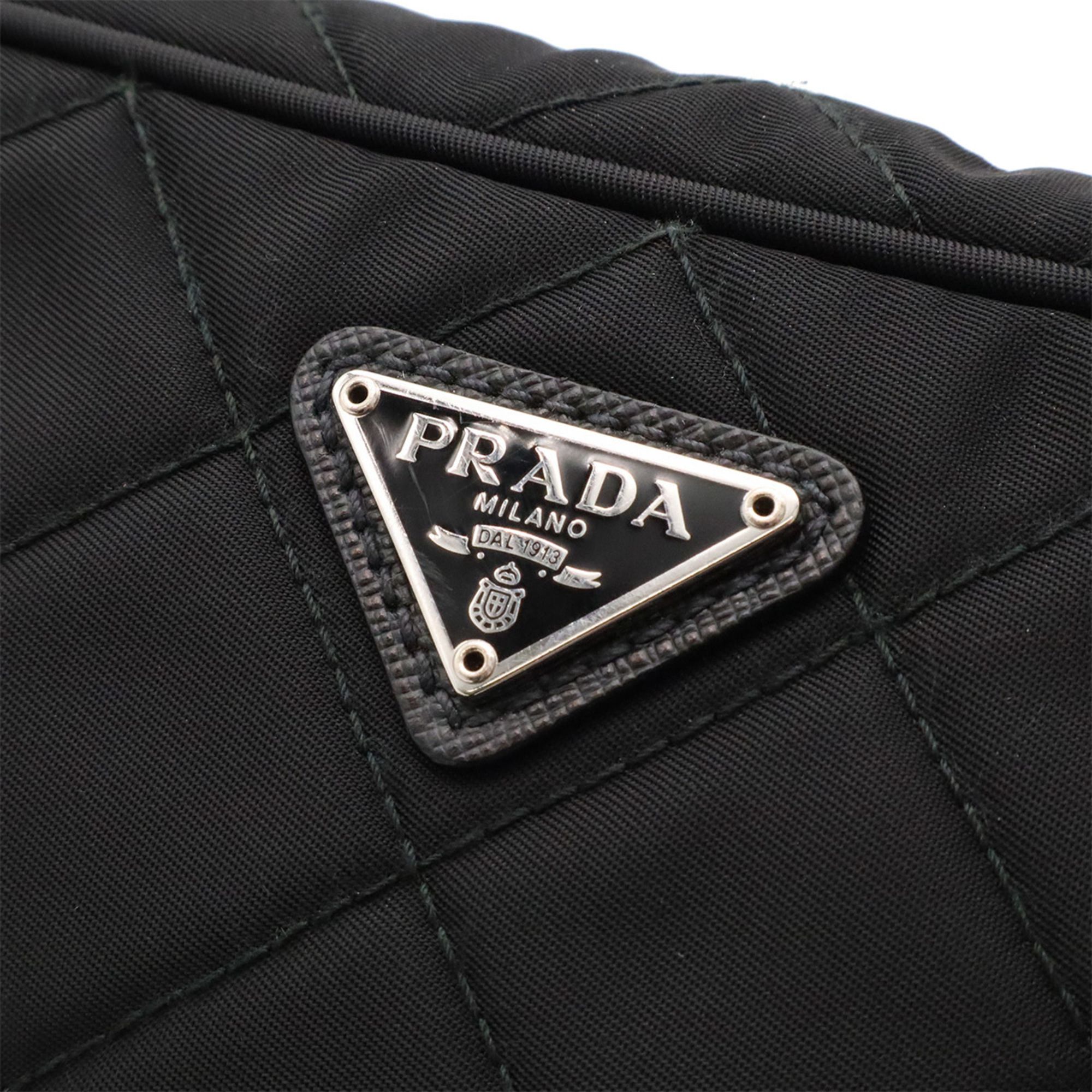 Nylon Leather Pouch Shoulder Bag (Pre-Owned) - Prada - Modalova