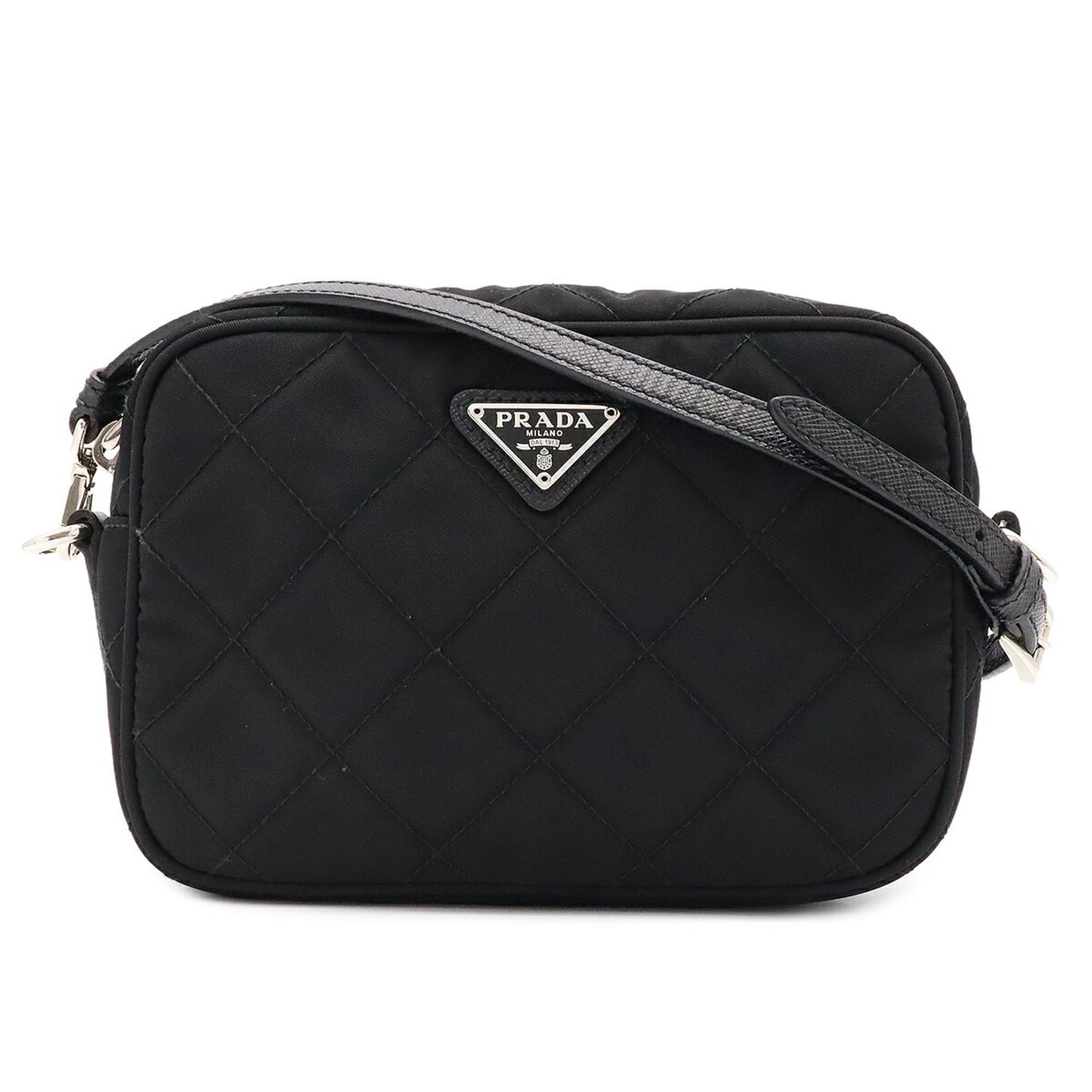 Nylon Leather Pouch Shoulder Bag (Pre-Owned) - Prada - Modalova
