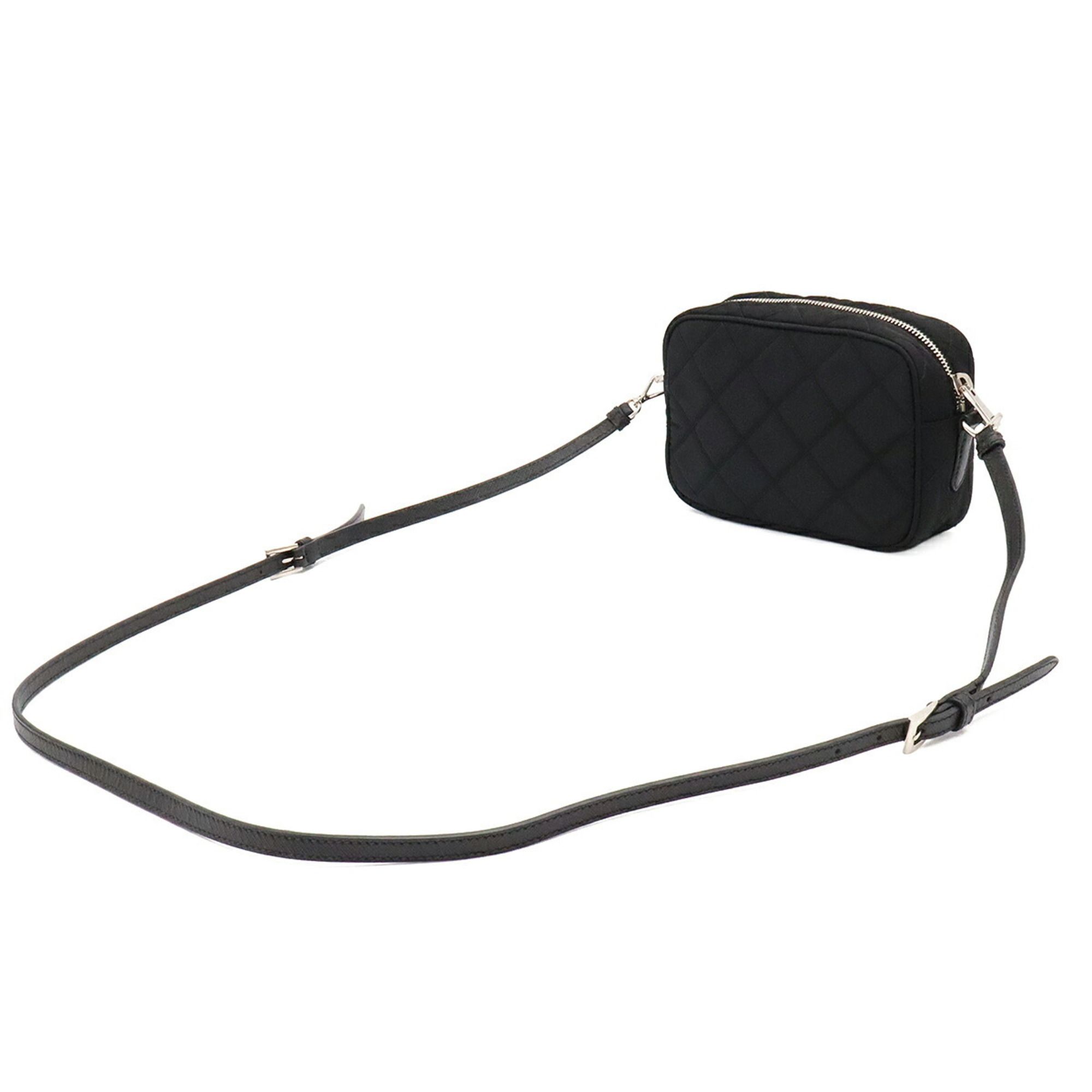 Nylon Leather Pouch Shoulder Bag (Pre-Owned) - Prada - Modalova