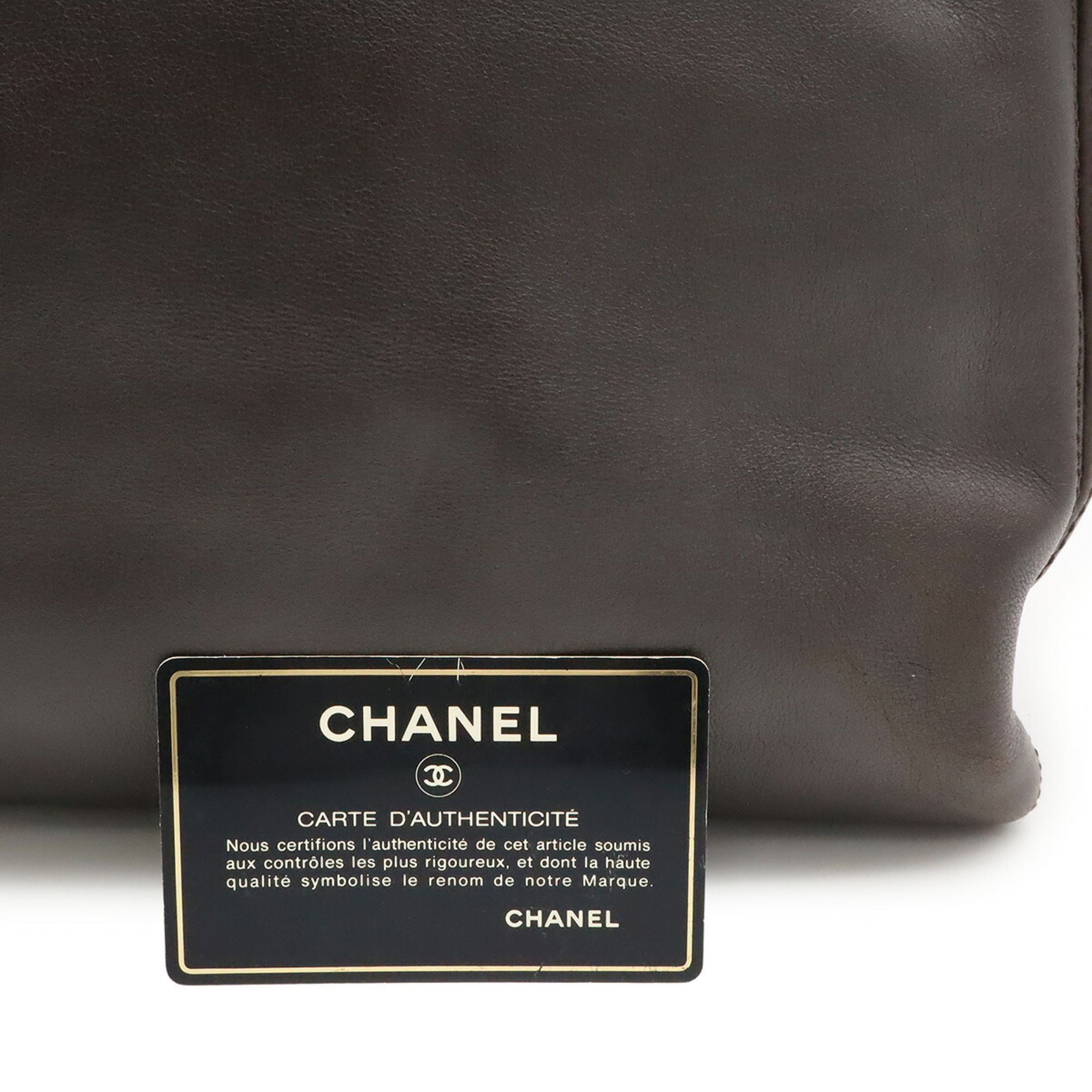 Leather Shoulder Bag Tote Bag (Pre-Owned) - Chanel - Modalova