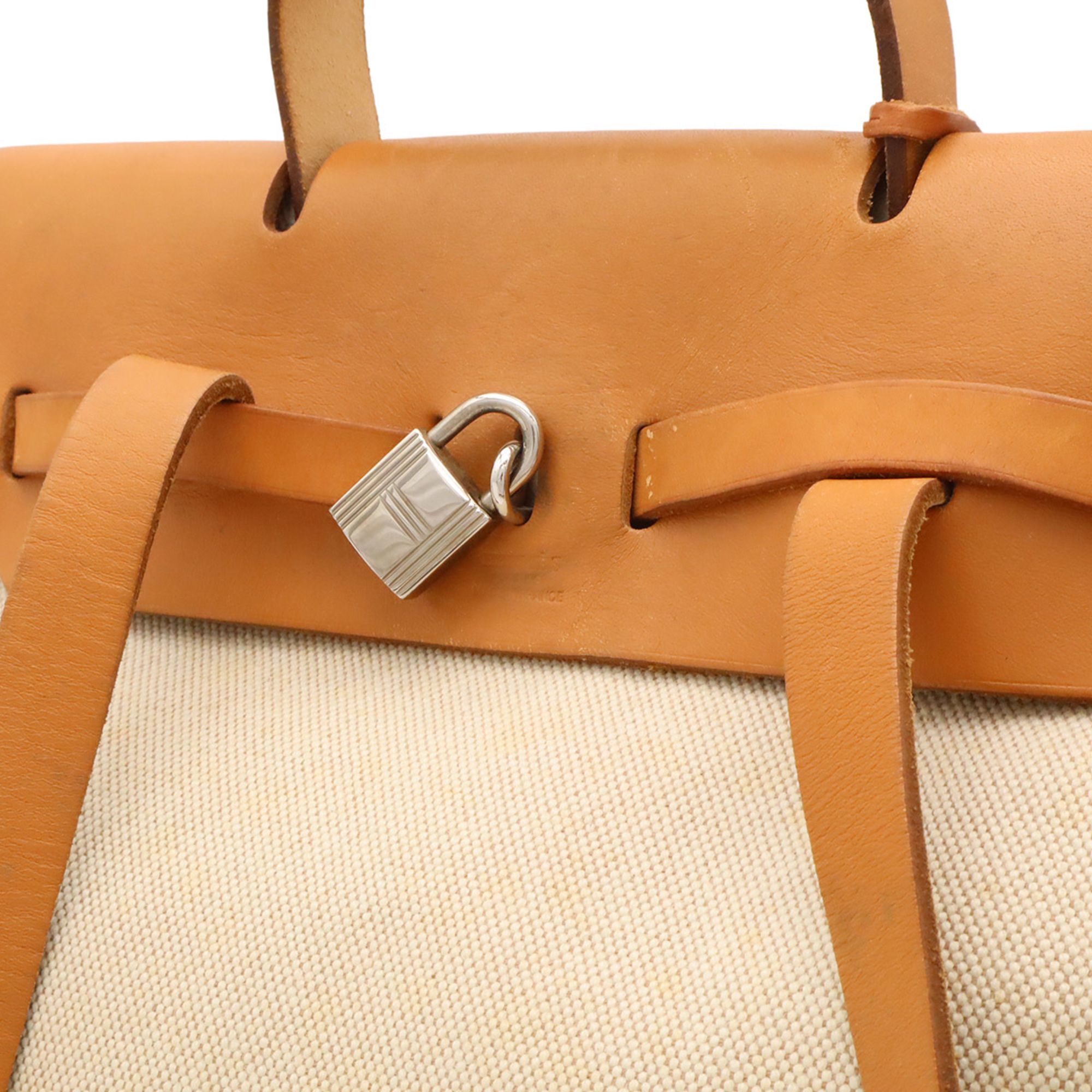 Toile H Leather Backpack Handbag (Pre-Owned) - Hermes - Modalova