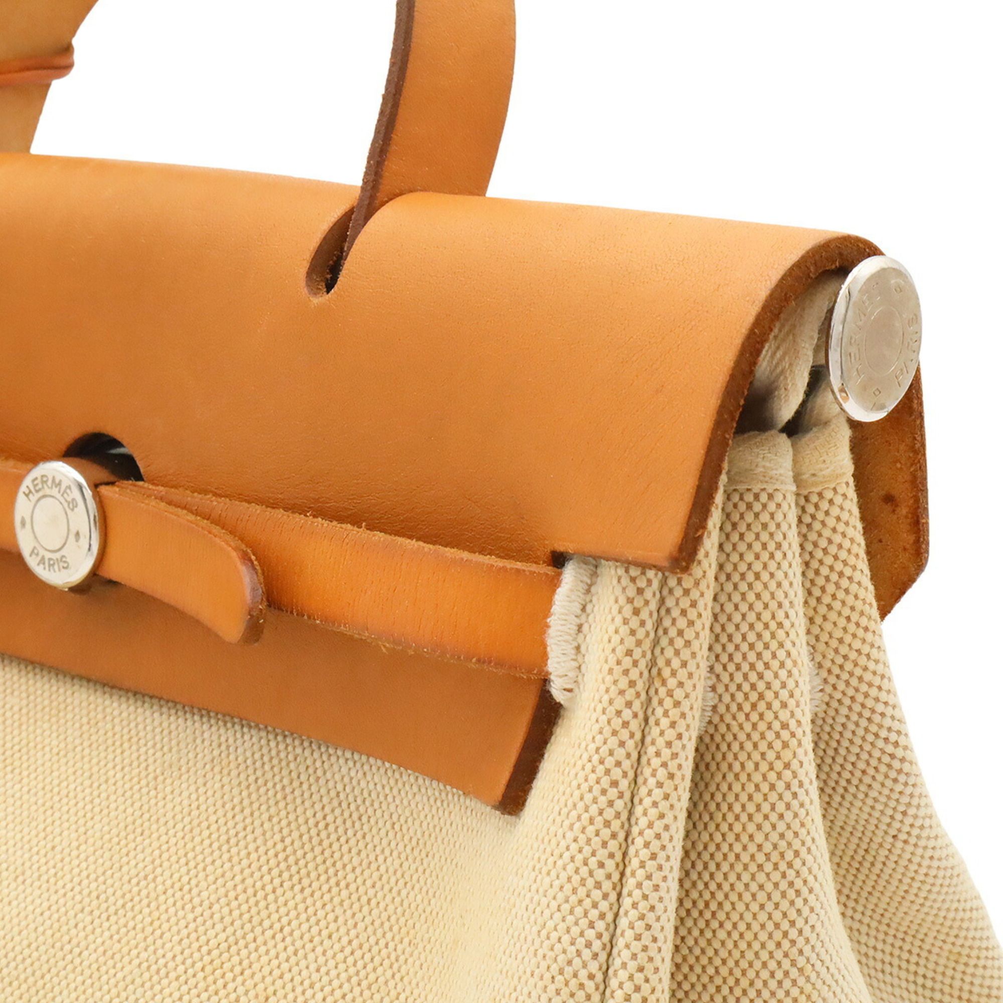 Toile H Leather Backpack Handbag (Pre-Owned) - Hermes - Modalova