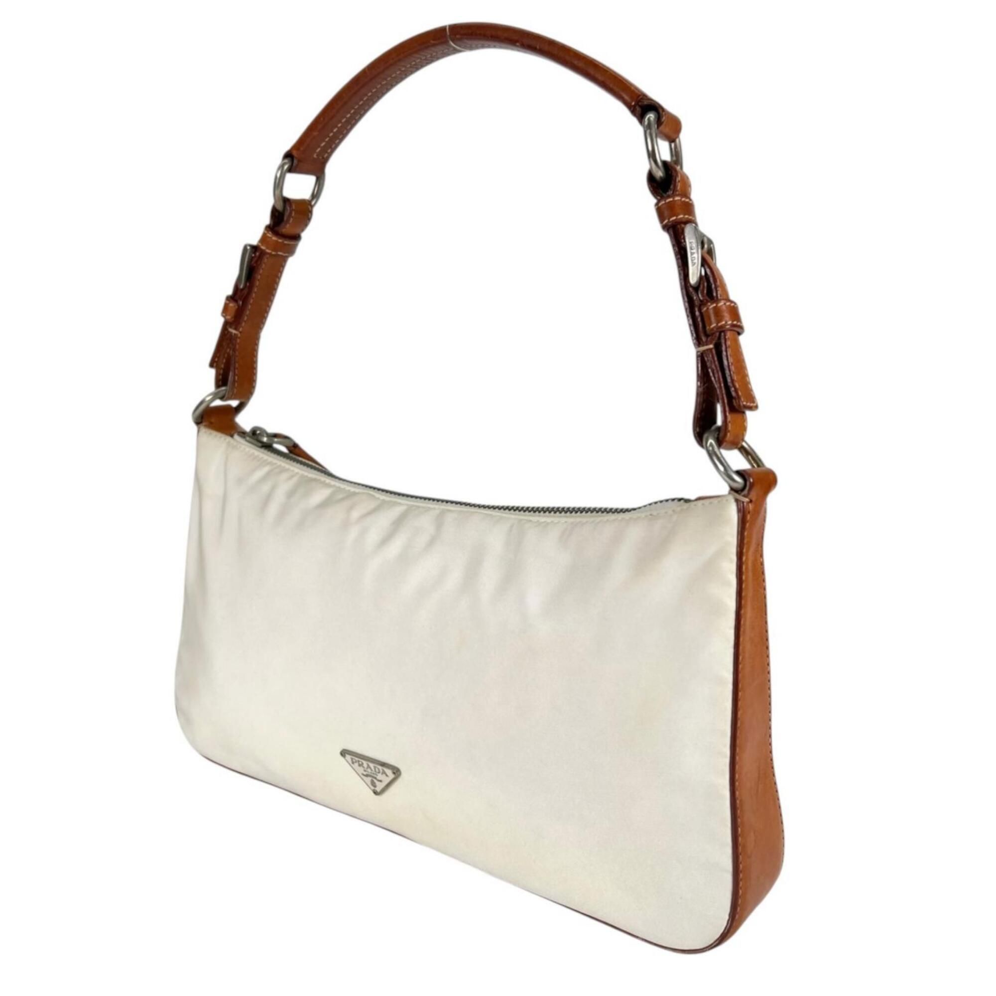 Nylon Leather Handbag (Pre-Owned) - Prada - Modalova