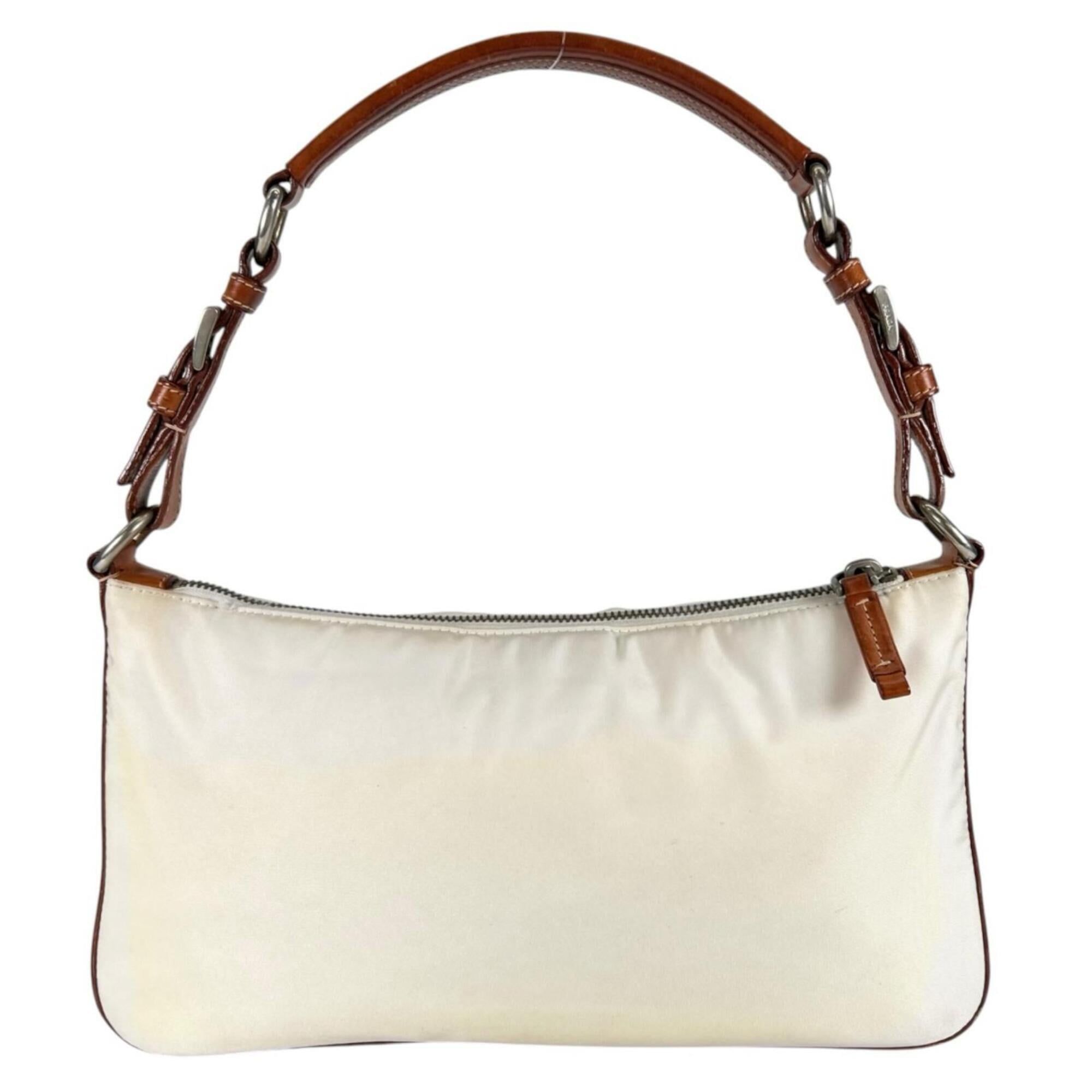Nylon Leather Handbag (Pre-Owned) - Prada - Modalova