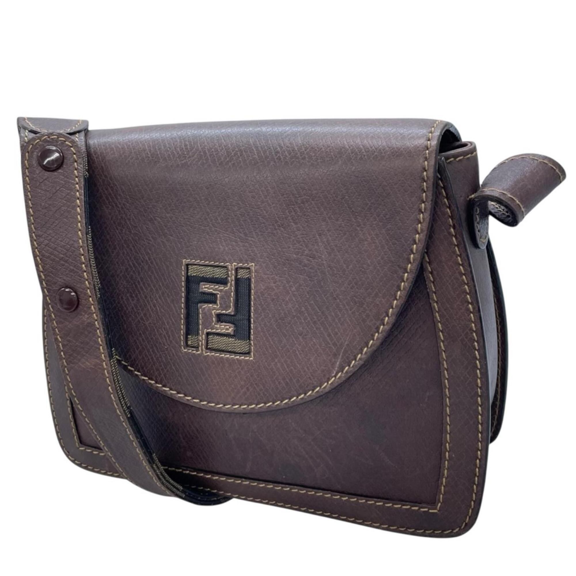 Leather Shoulder Bag (Pre-Owned) - Fendi - Modalova