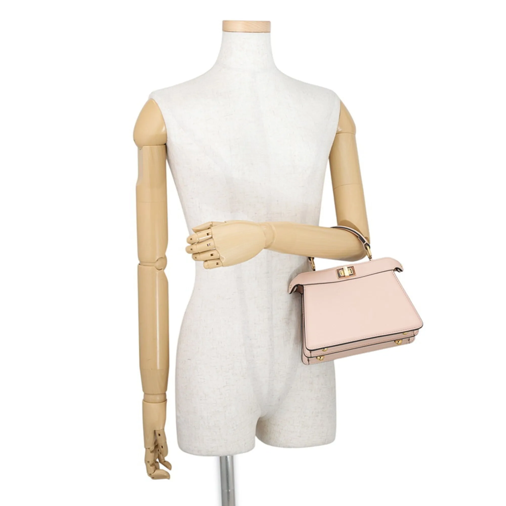 Peekaboo Leather Handbag Shoulder Bag (Pre-Owned) - Fendi - Modalova
