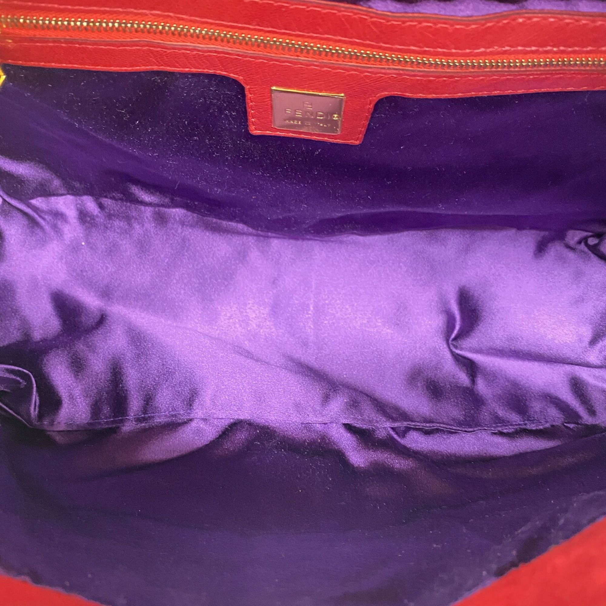 Suede Handbag (Pre-Owned) - Fendi - Modalova