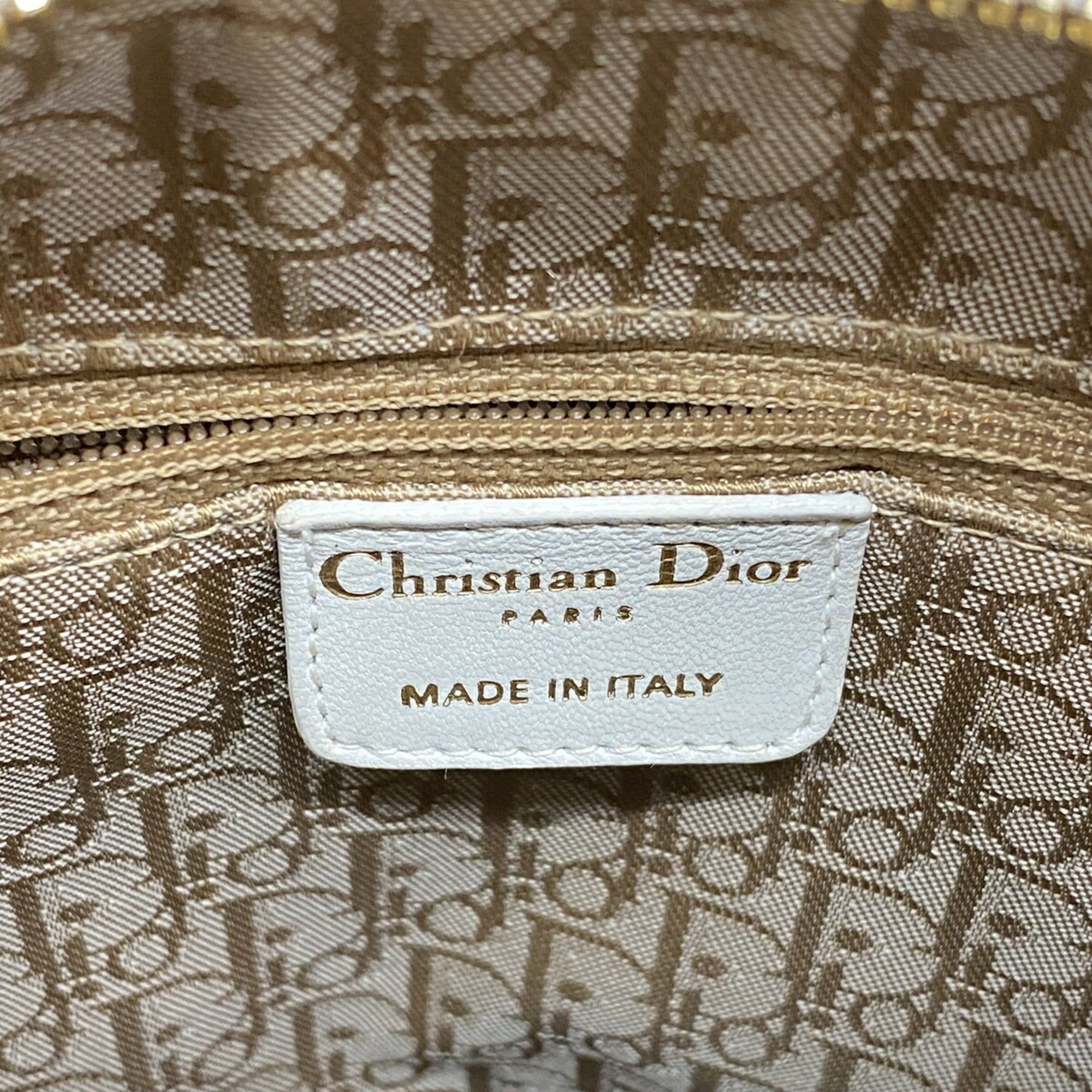 Leather Handbag (Pre-Owned) - Christian Dior - Modalova